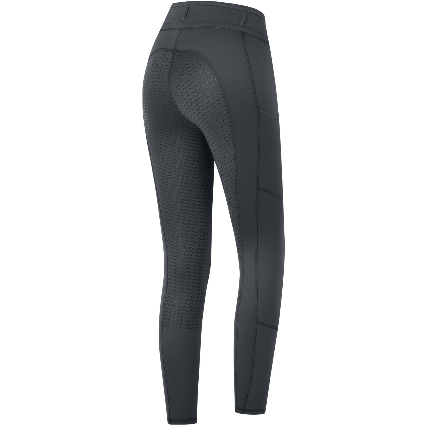 Winter Kinder Reitleggings Silikon Vollbesatz ELLA asphalt