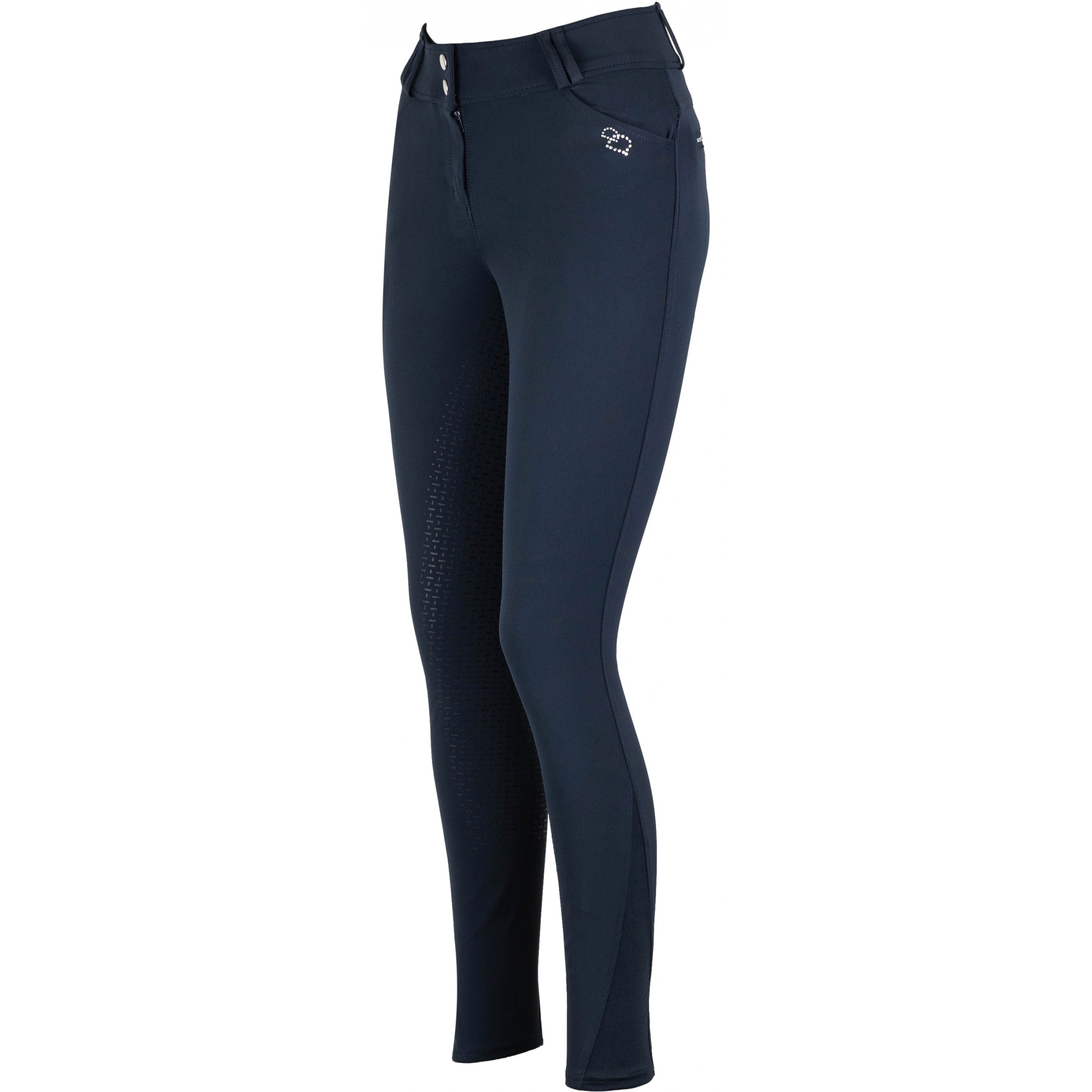 Damen Reithose Silikon Vollbesatz BREEZE dunkelblau 