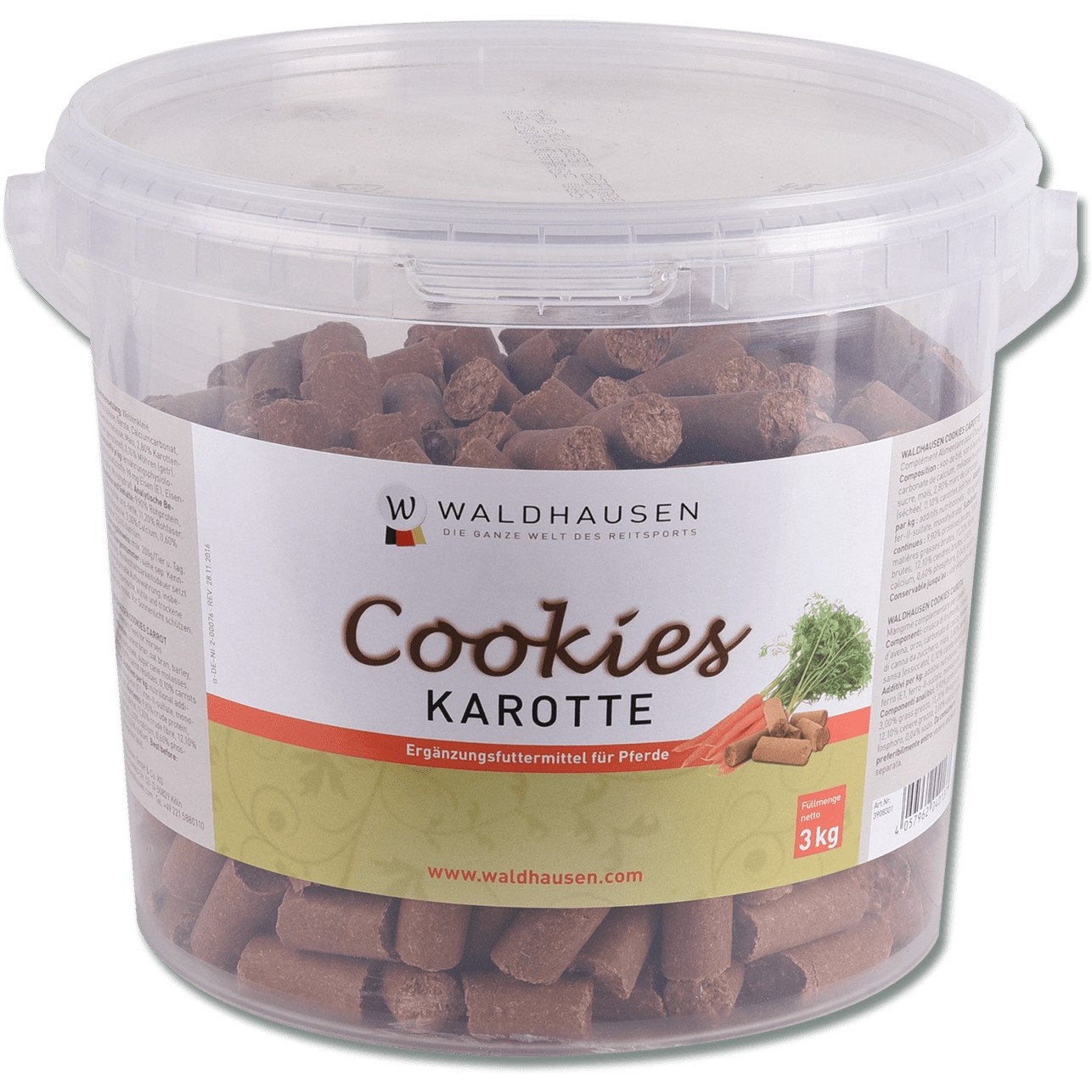 Cookies Karotte 3000g Eimer