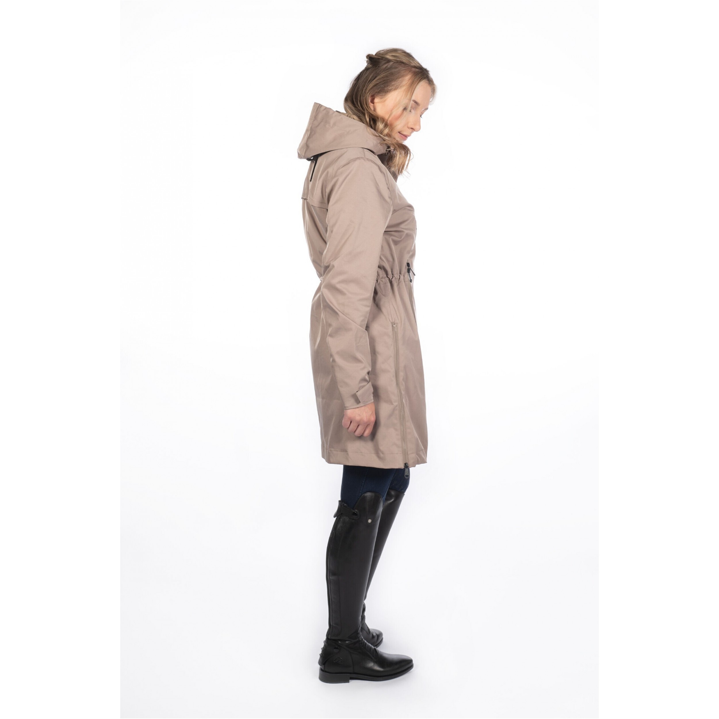 Damen Parka 2 in 1 ALPINE taupe