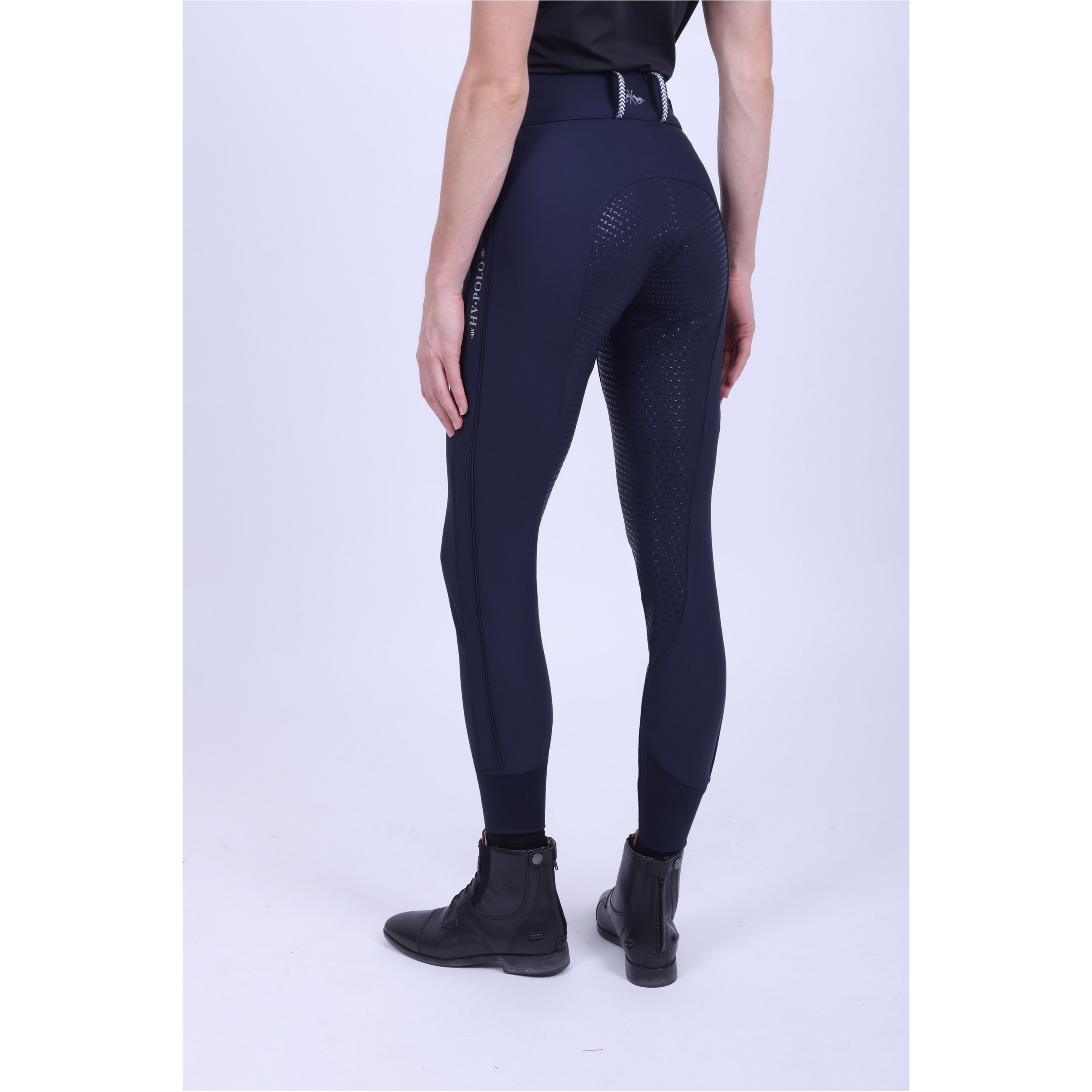 Damen Reitleggings Silikon Vollbesatz HVPIsabell navy