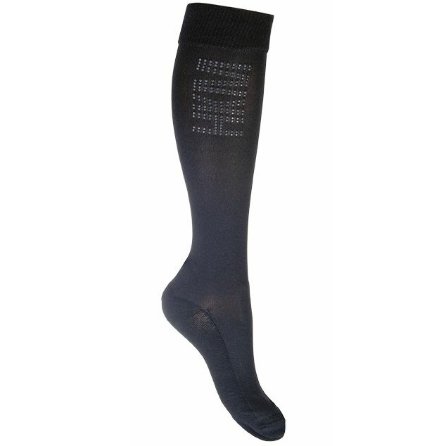 Reitsocken SILICONE schwarz