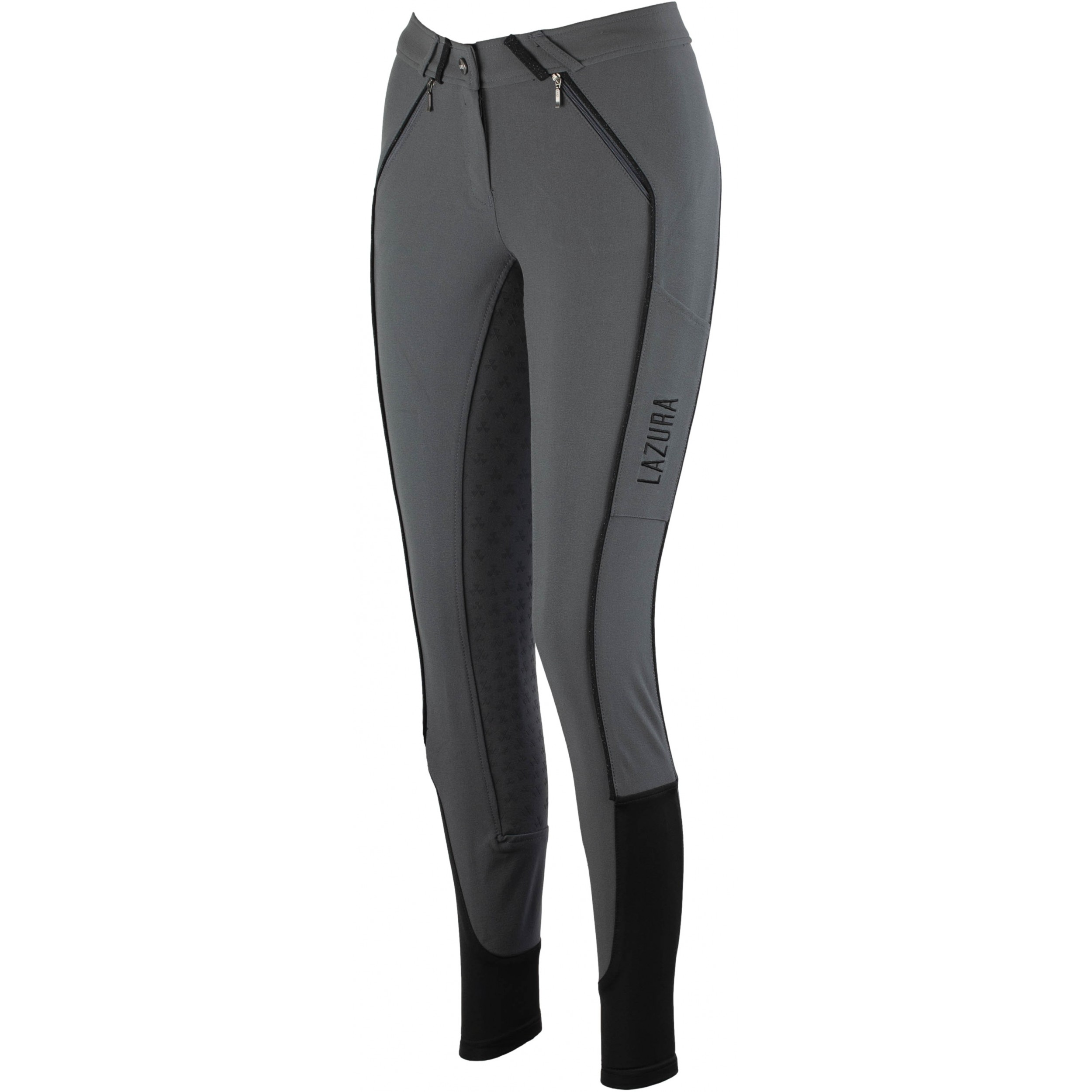 Damen Reithose Silikon Vollbesatz FIONA asphalt