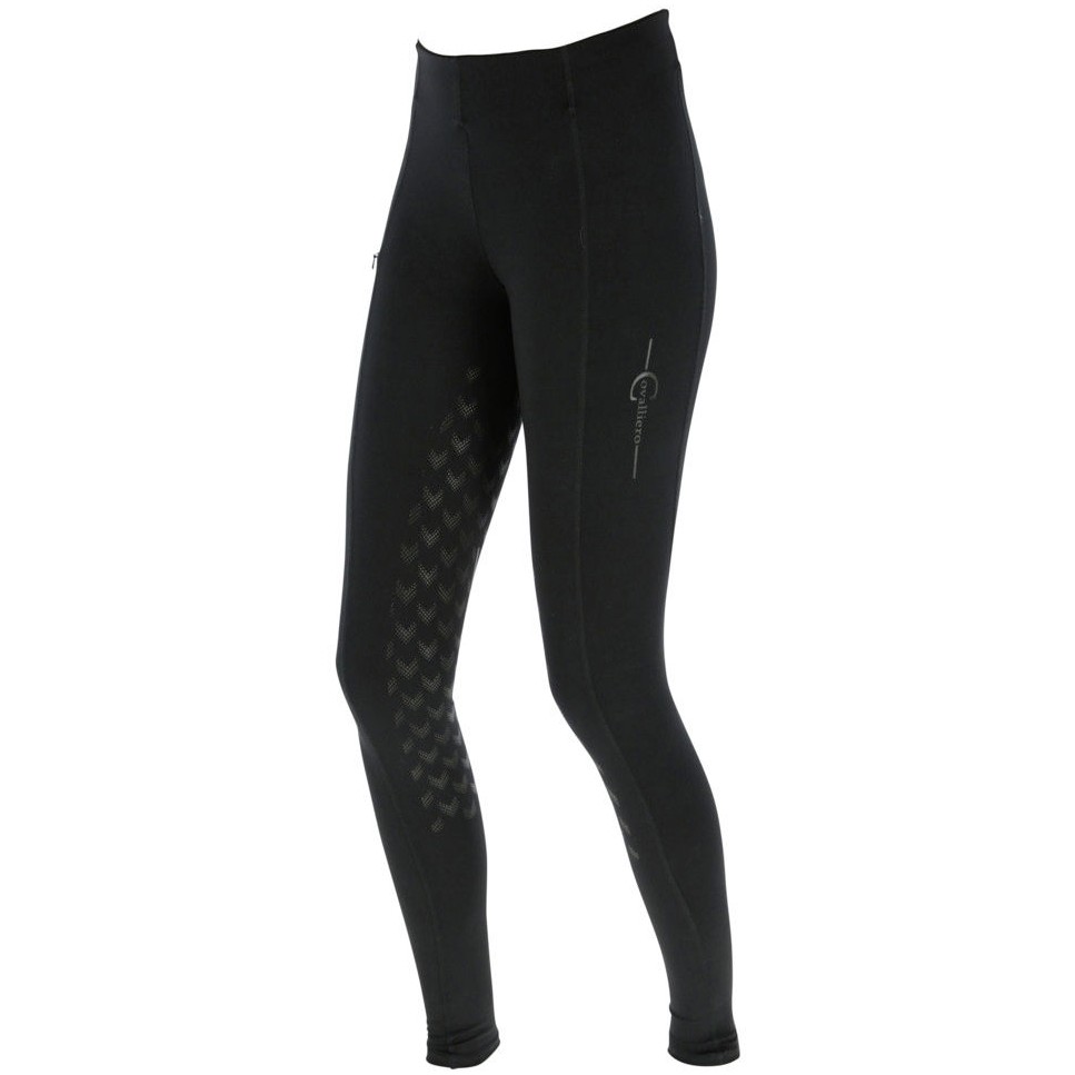 Damen Reitleggings Silikon Vollbesatz EQUONA schwarz