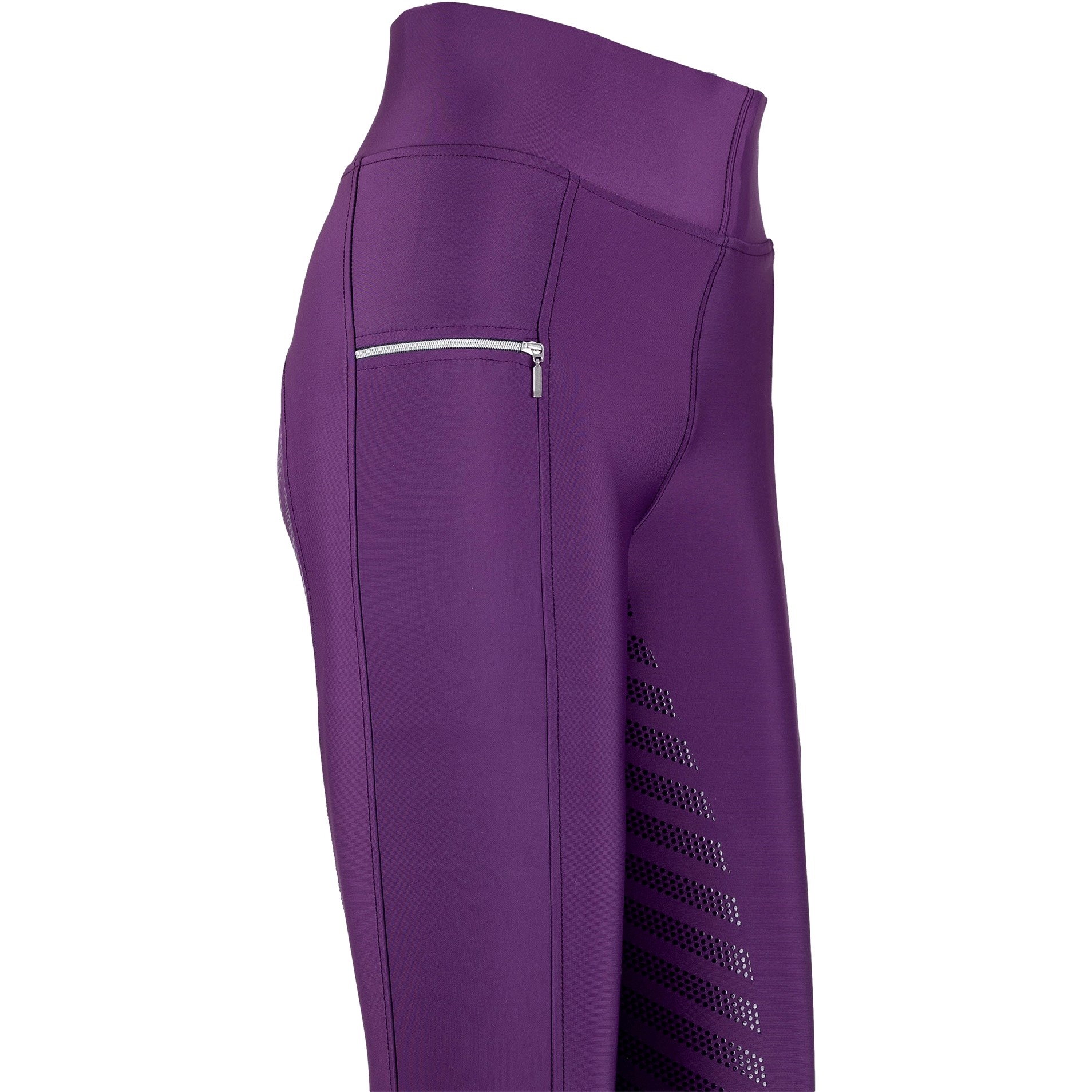 Damen Reitleggings Silikon Vollbesatz FENJA mauve