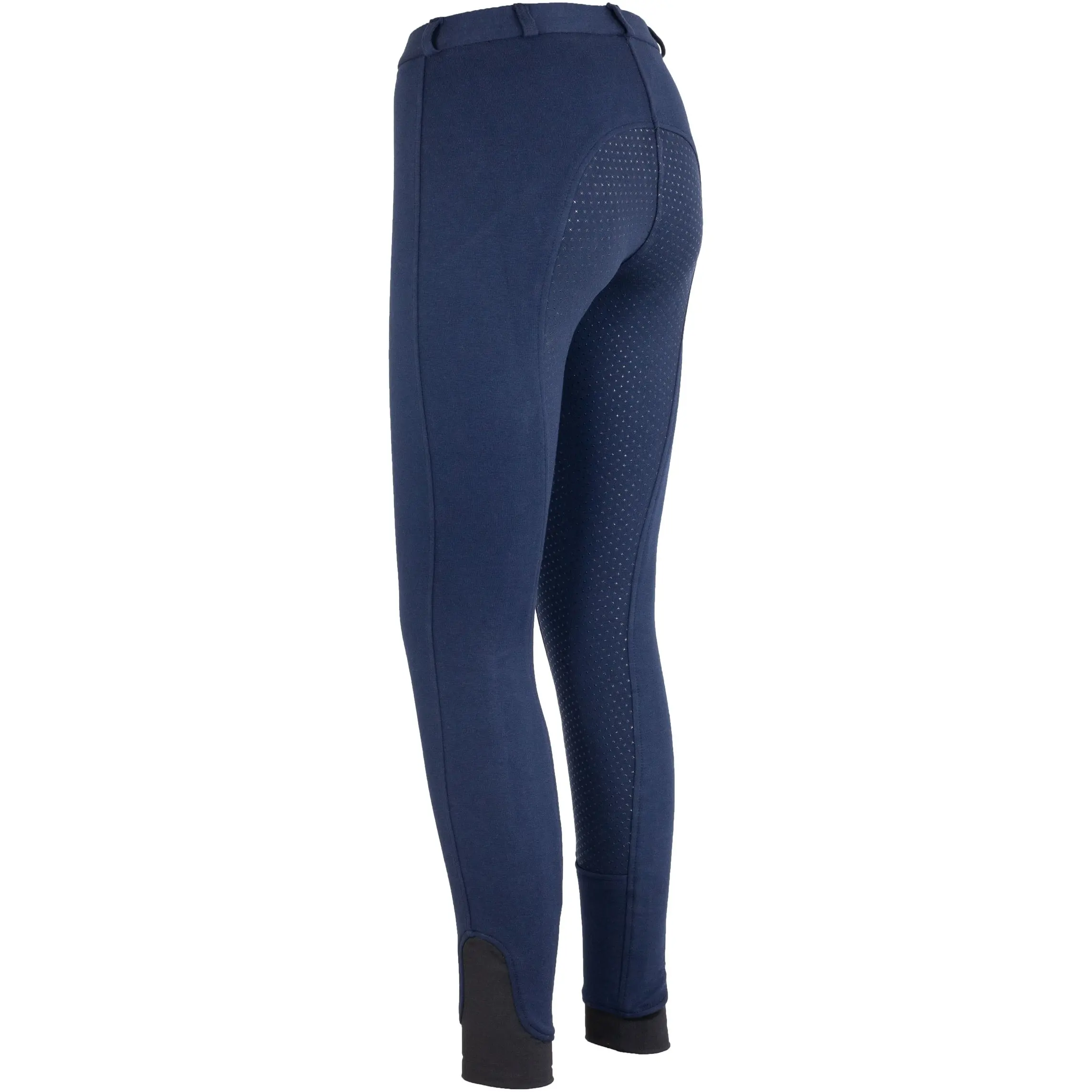 Damen Reithose Silikon Vollbesatz Flex BASICLINE dunkelblau