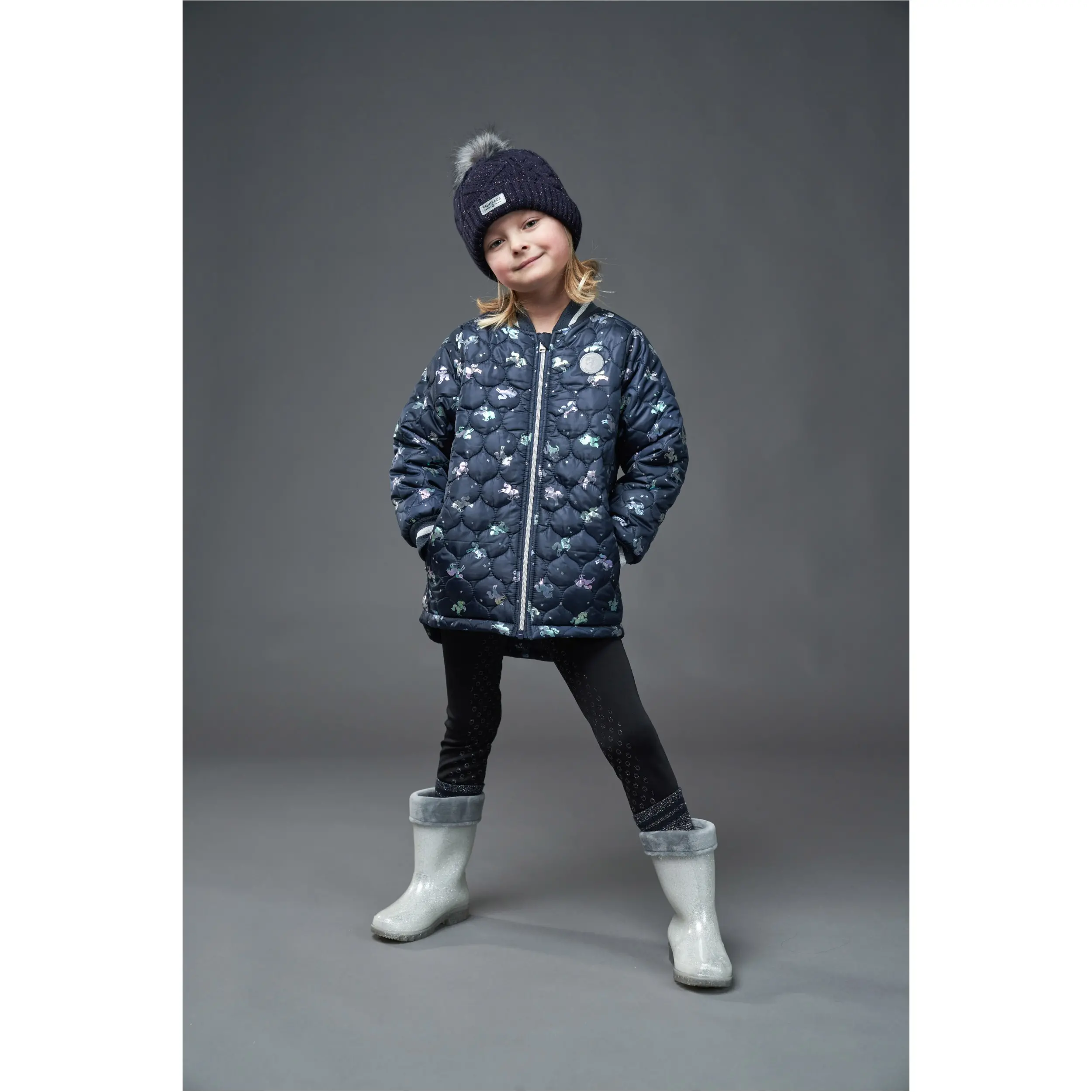 Kinder Thermojacke LIBBY navy