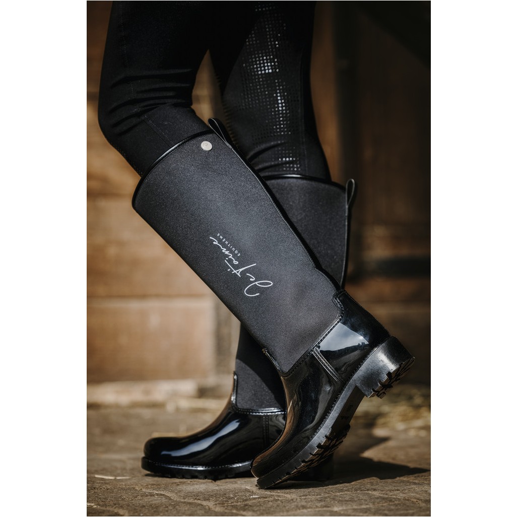 Damen Regenstiefel JE T'AIME schwarz