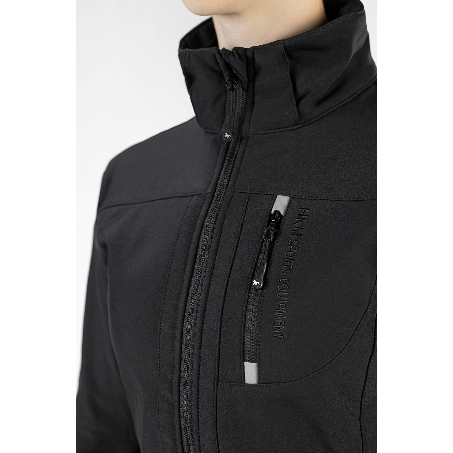 Damen Reitjacke SPORT Softshell schwarz