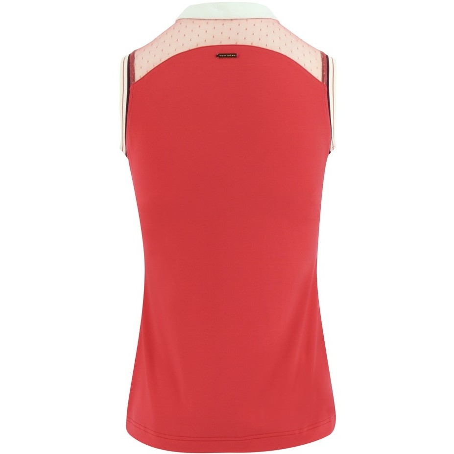 Damen Turniershirt ärmellos SMOFF fuchsia