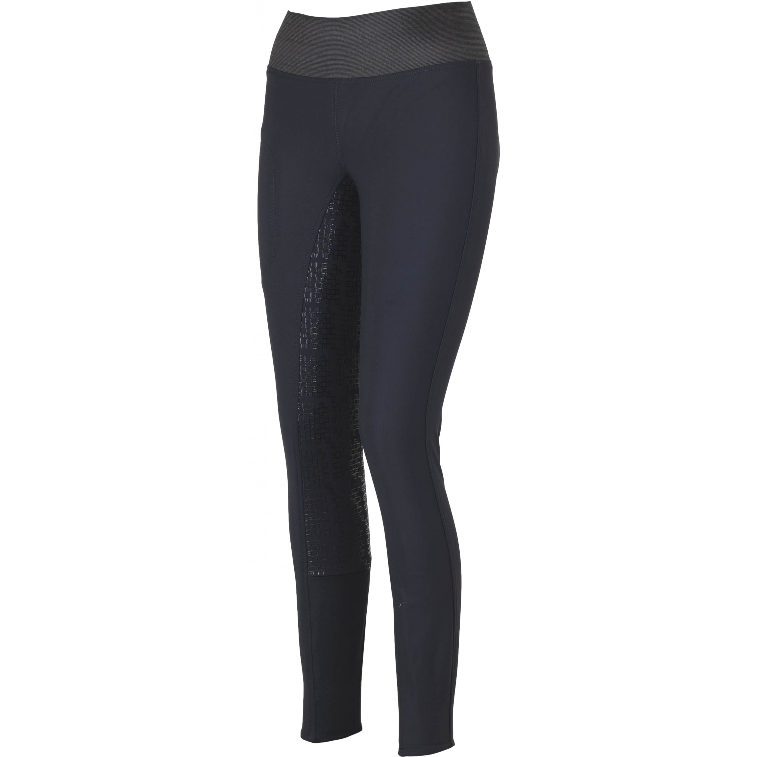 Winter Damen Reitleggings Silikon Vollbesatz EMMA schwarz