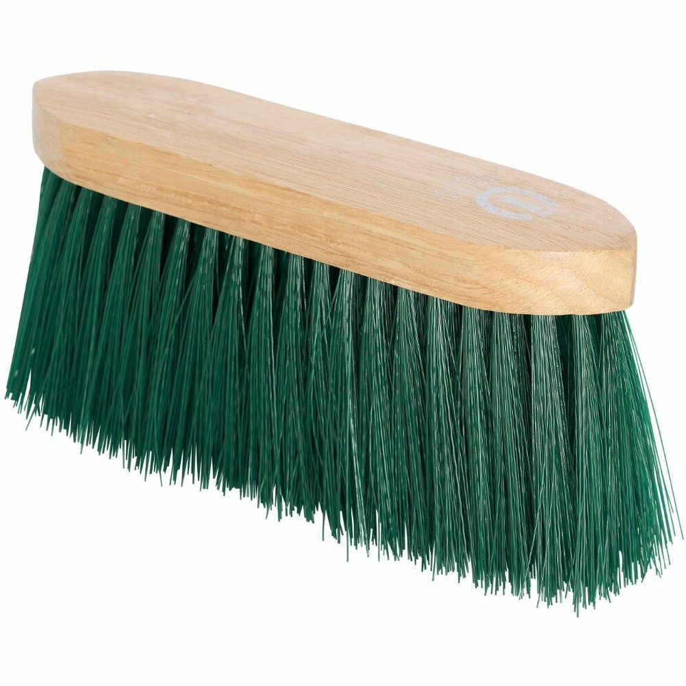 Wurzelbürste langes Nylon Haar mit Holzrücken IRH forest green