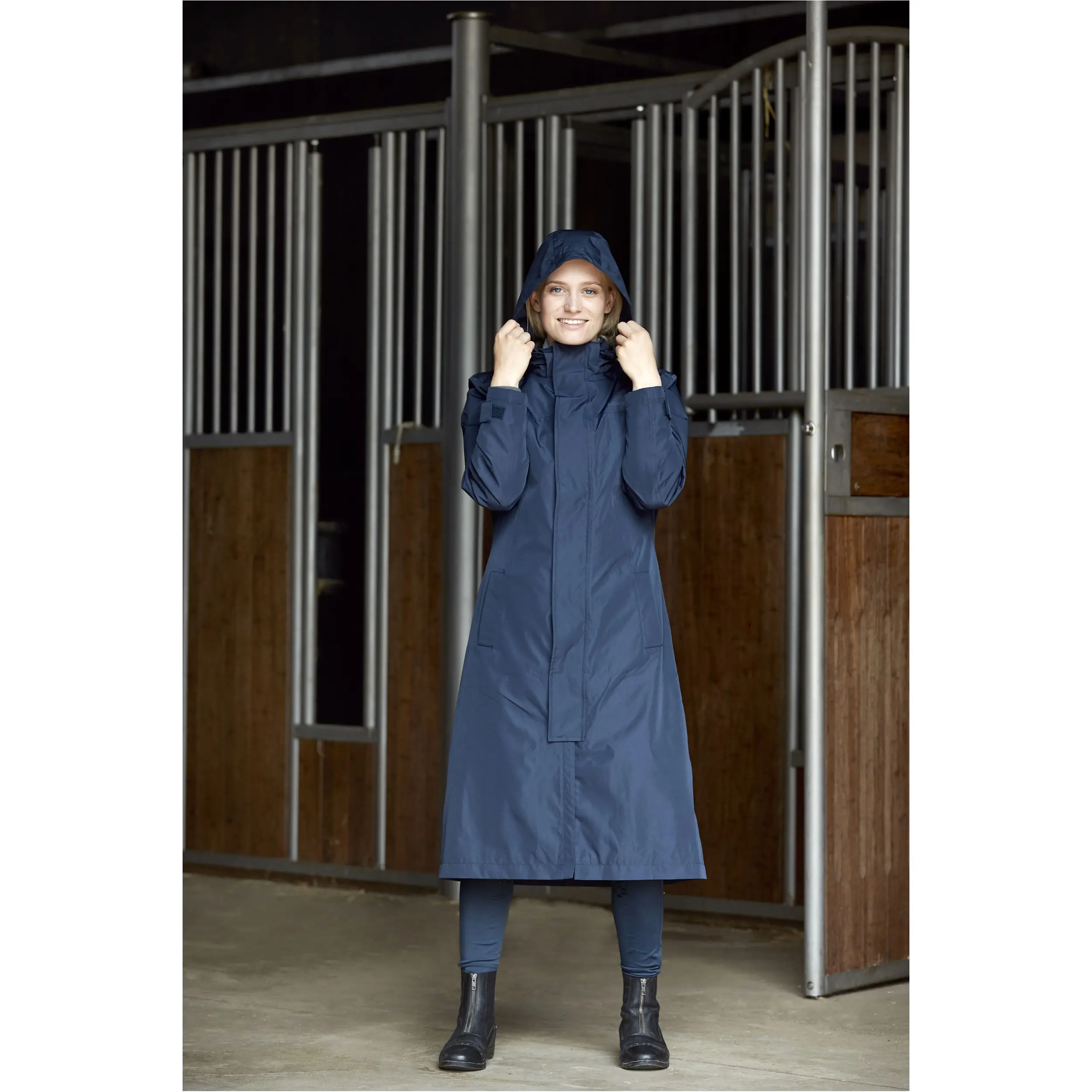 Damen Reitregenmantel HEAVEN navy