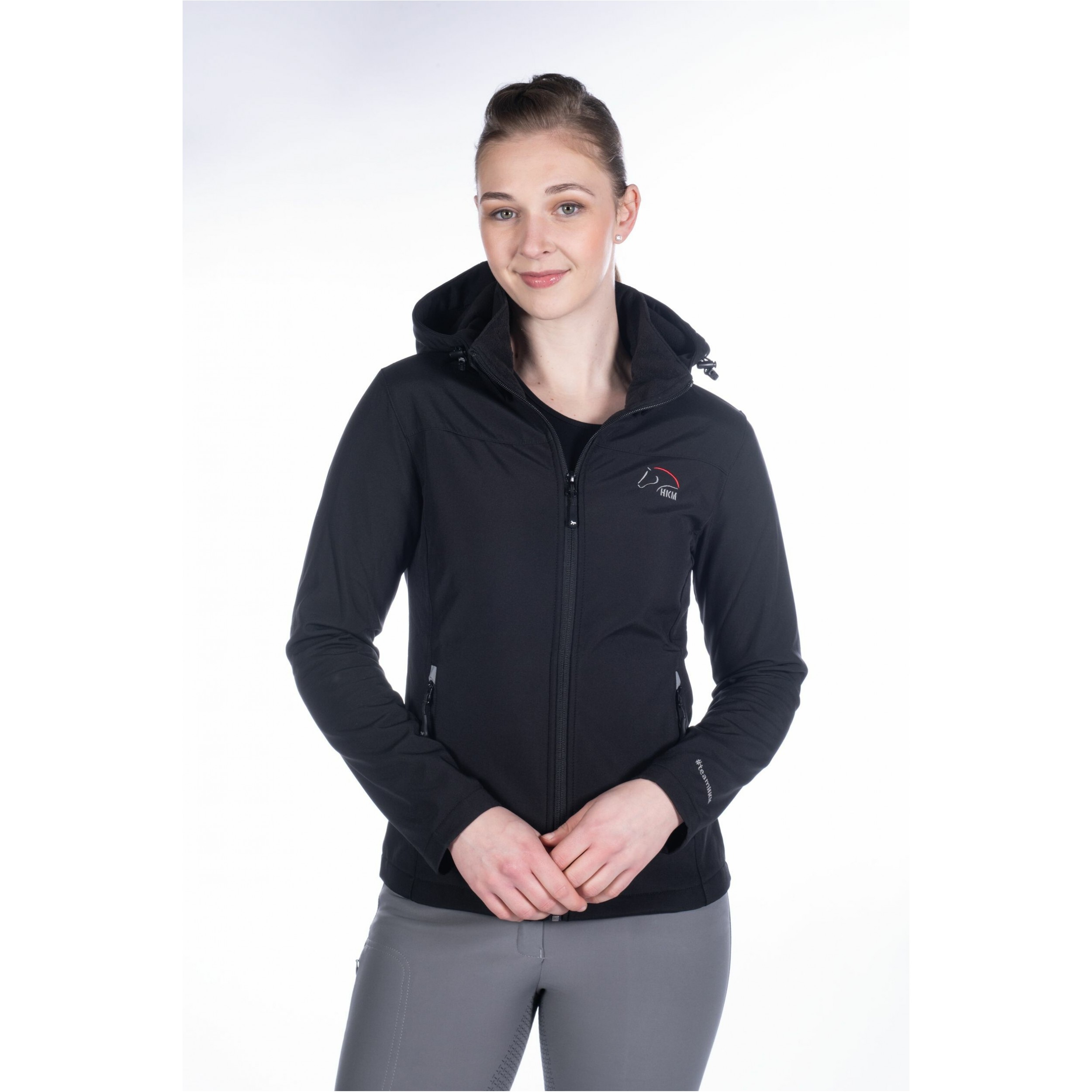 Damen Softshelljacke TEAM schwarz