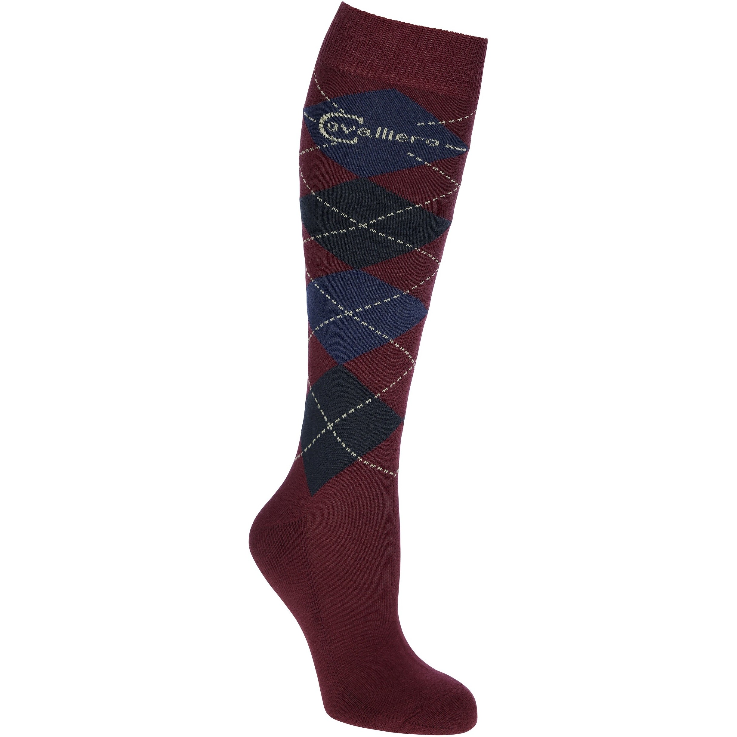 Reitsocken BRESCIA merlot/graphite