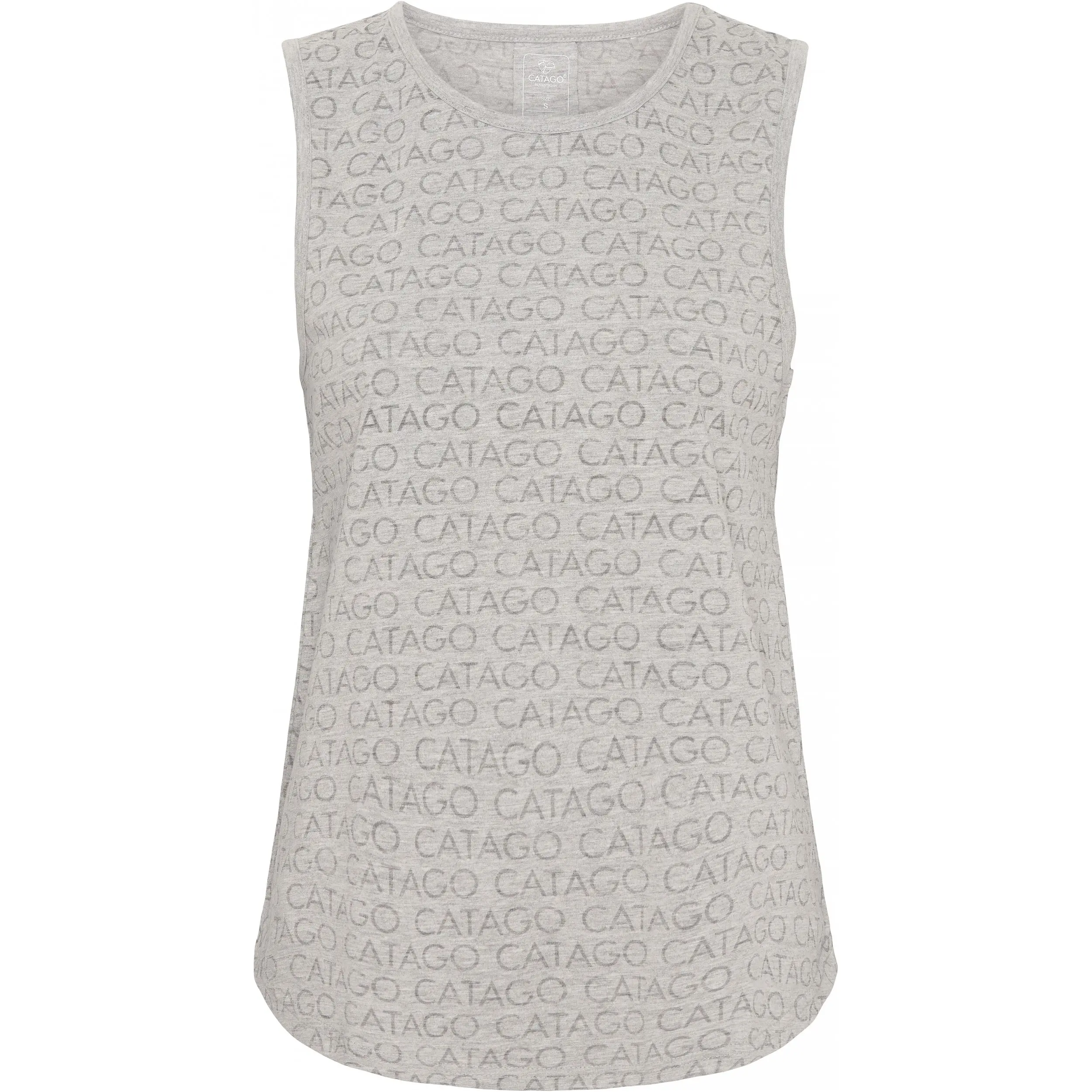 Damen Tank Top RHYME grau melange