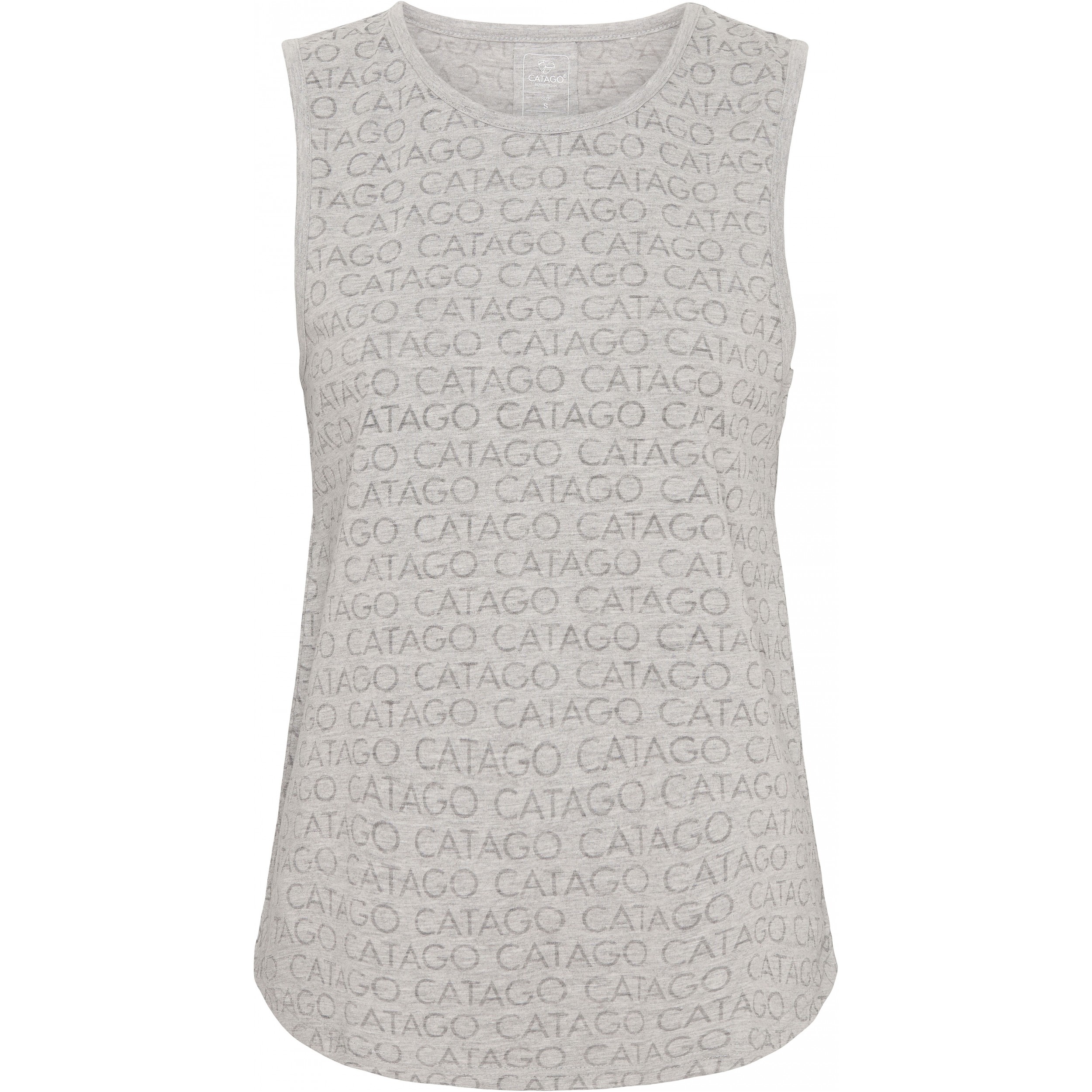 Damen Tank Top RHYME grau melange