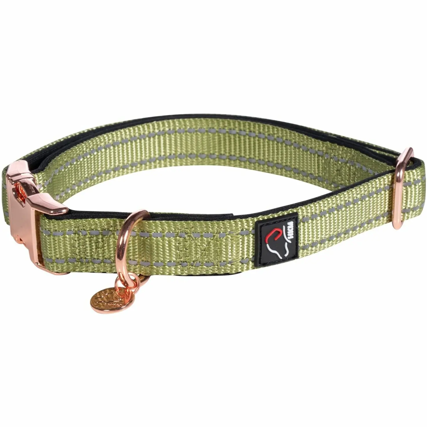 Hundehalsband Nylon IDA pistazie