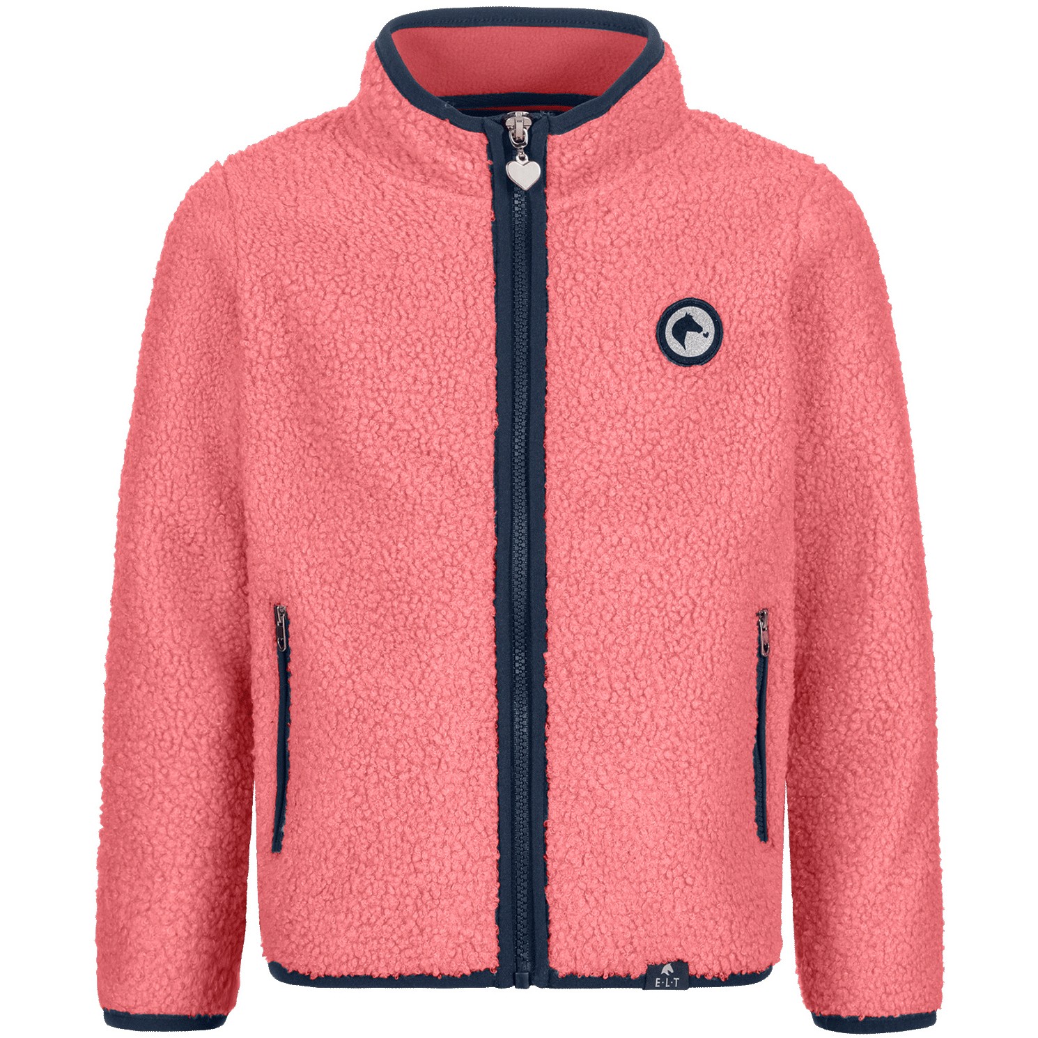 Kinder Fleecejacke LUCKY LANA rosarot