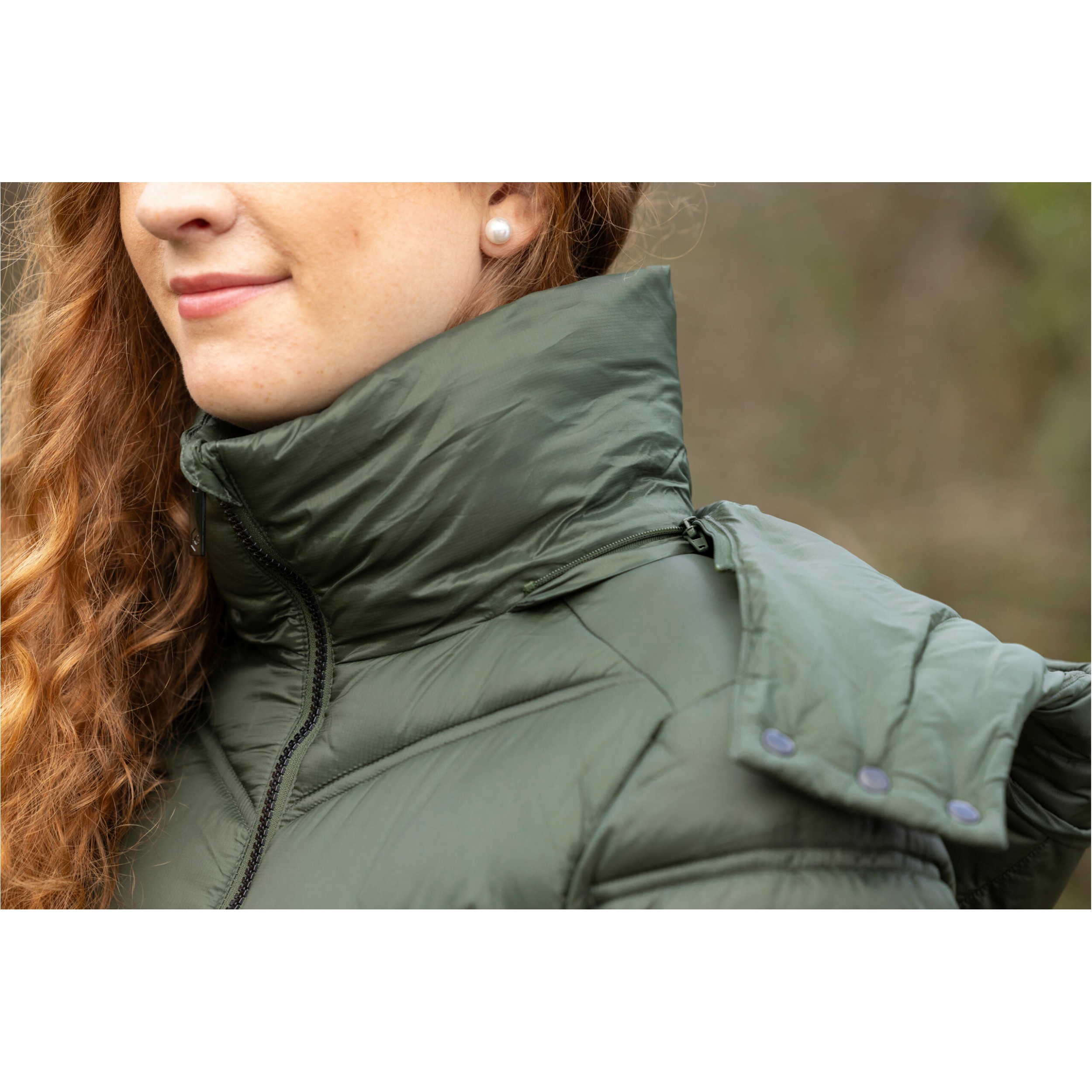 Damen Steppmantel H/W24 opal green