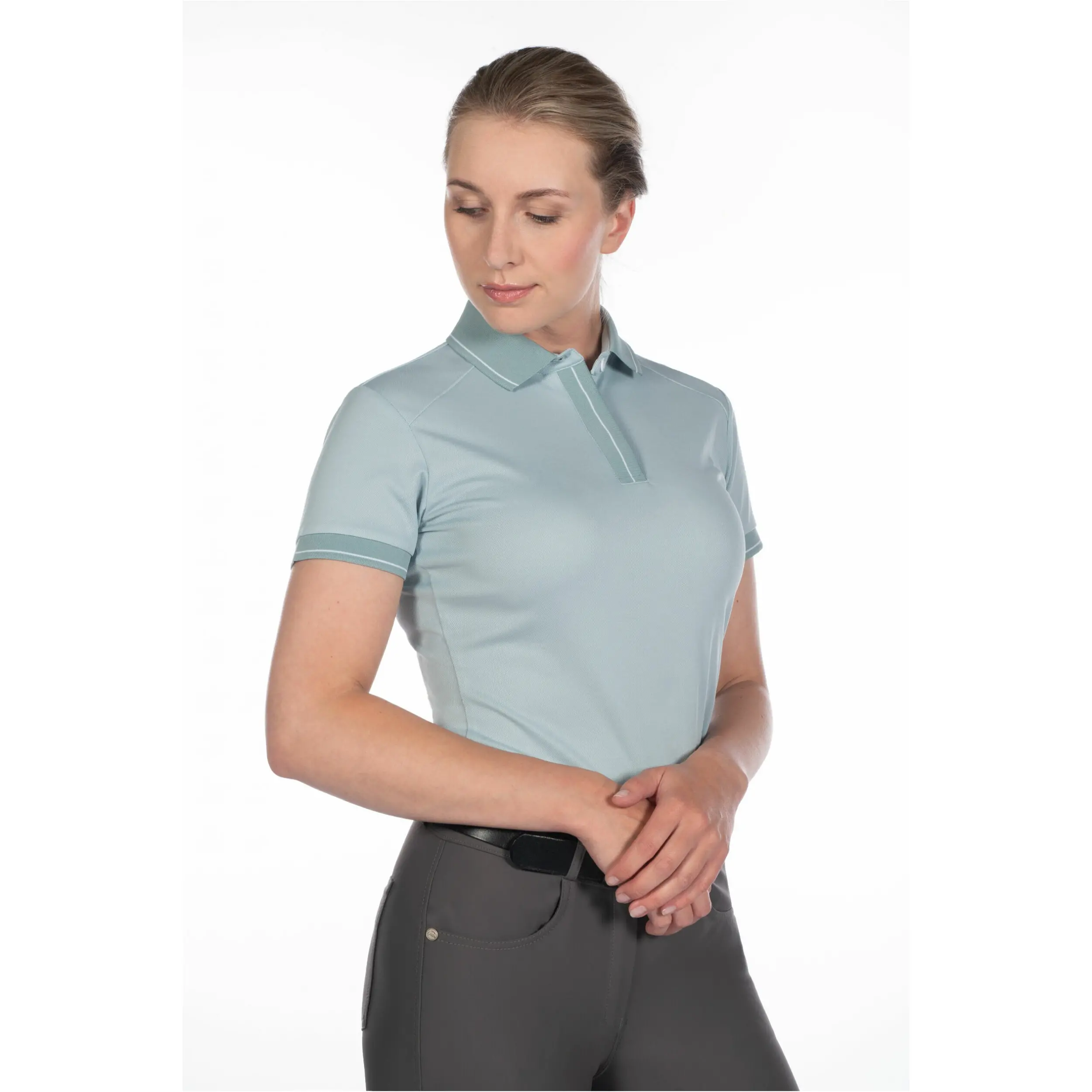 Damen Poloshirt CATHERINE hellblau