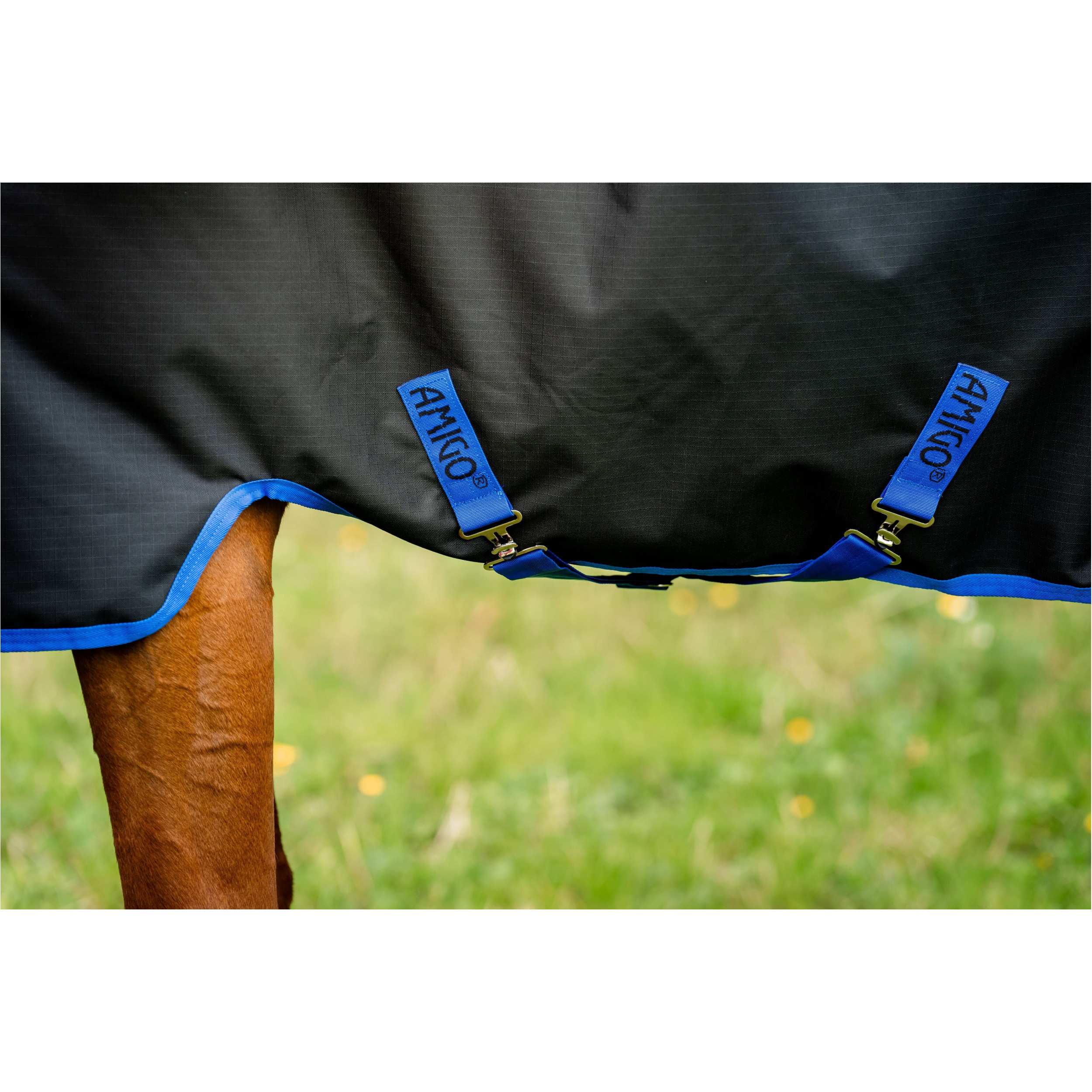 Outdoordecke 50g Füllung 900D mit Fleecefutter AMIGO Ripstop Turnout black/classic blue