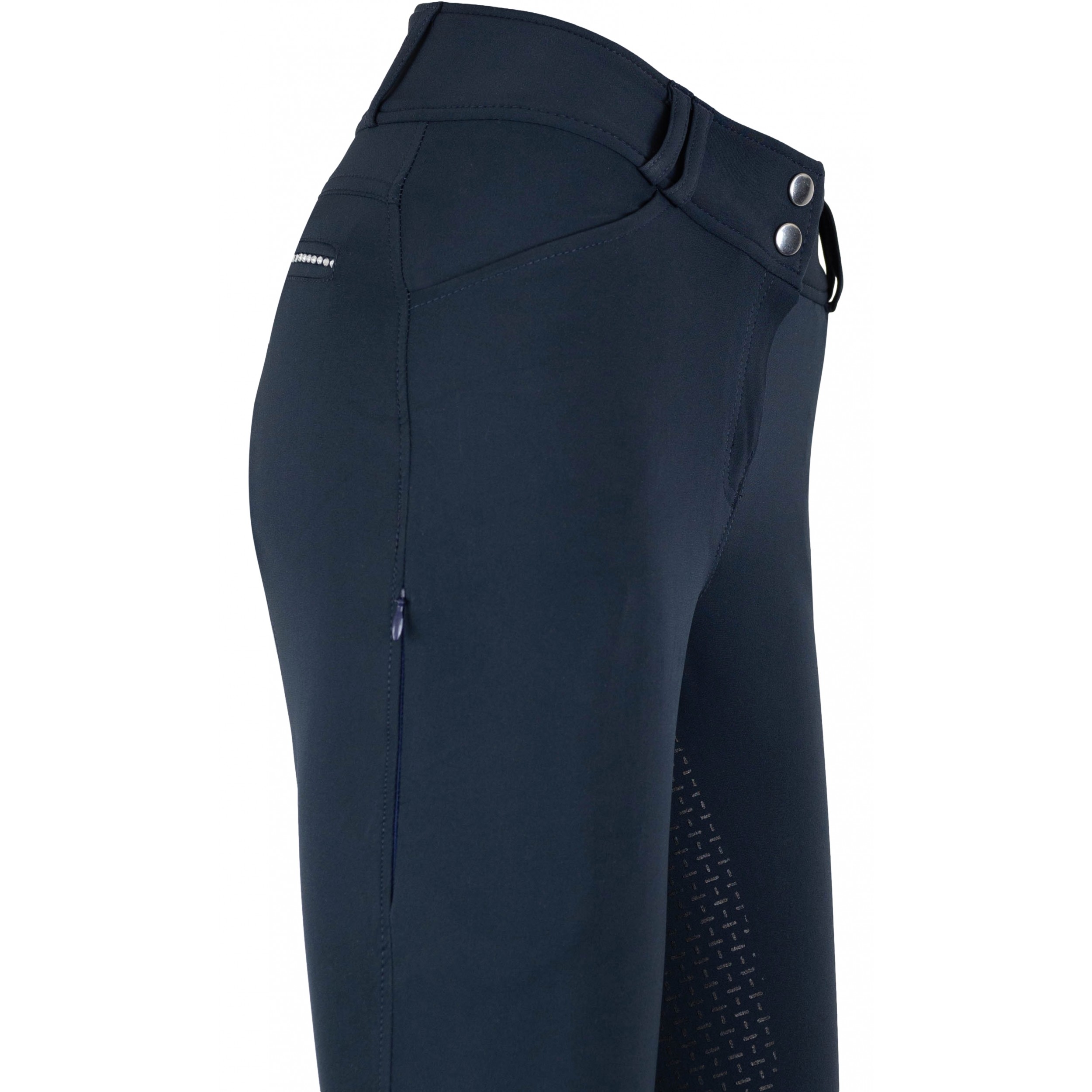 Damen Reithose Silikon Vollbesatz BREEZE dunkelblau 