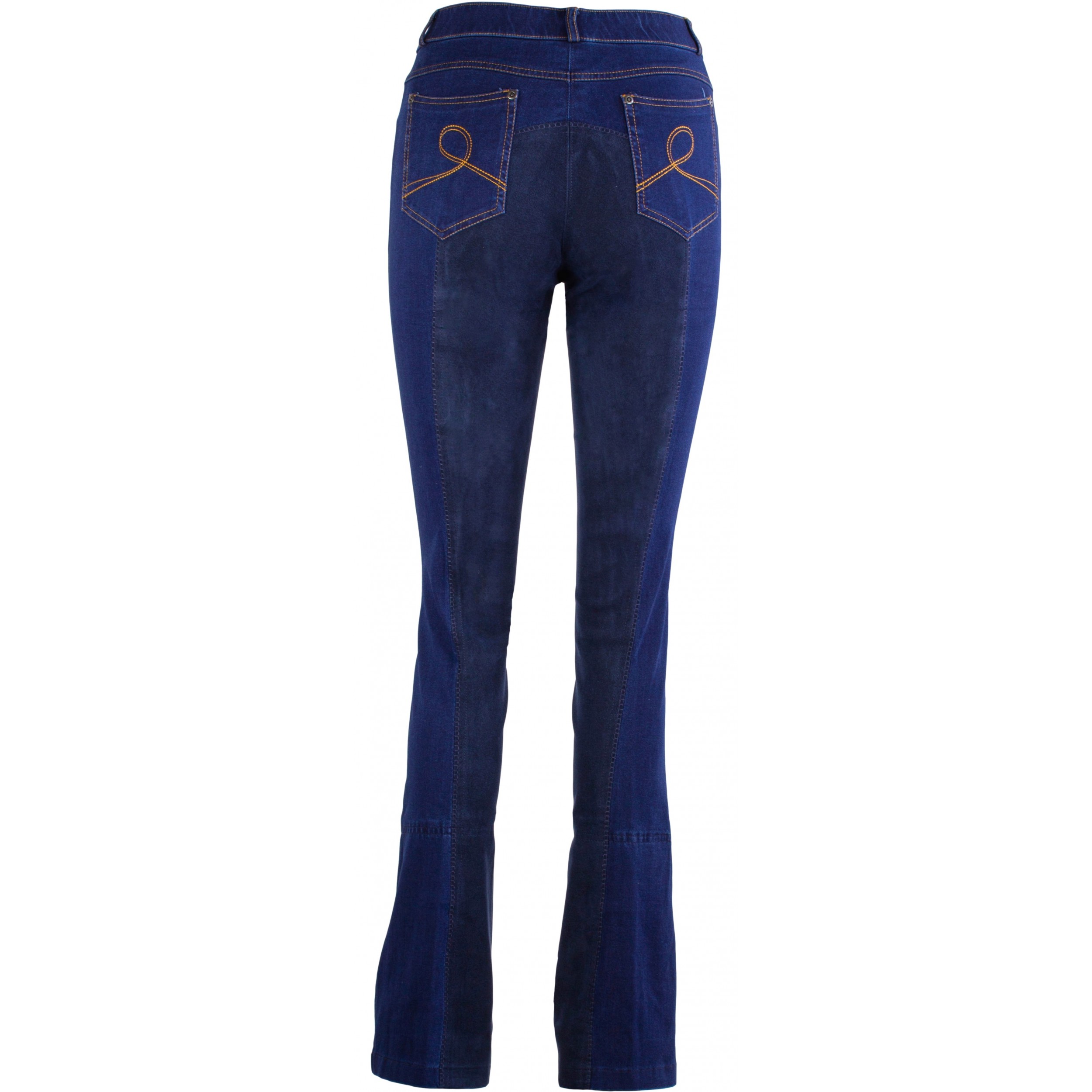 Damen Jodhpur Reithose Vollbesatz DINA Jeans jeansblau/nachtblau