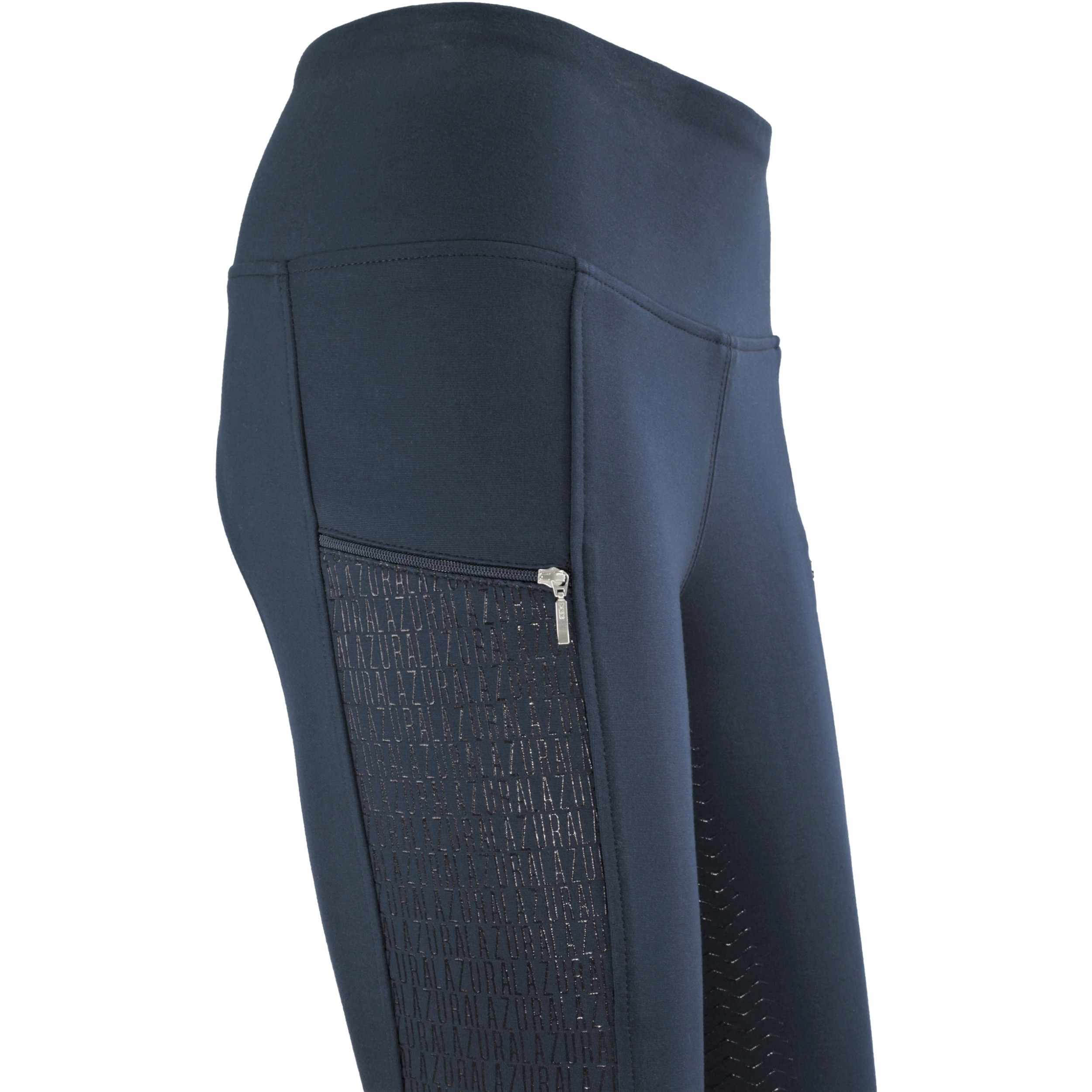 Damen Reitleggings Silikon Vollbesatz DIANA nachtblau