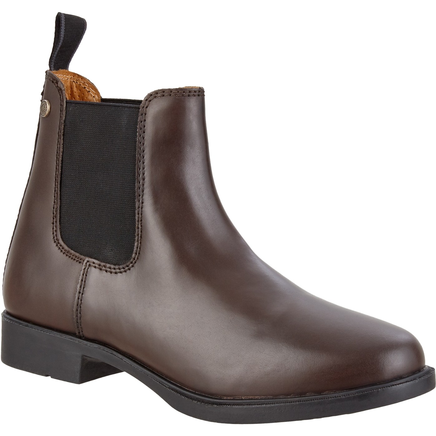 Kinder Jodhpur Reitstiefeletten NOVA Classic Echtleder braun