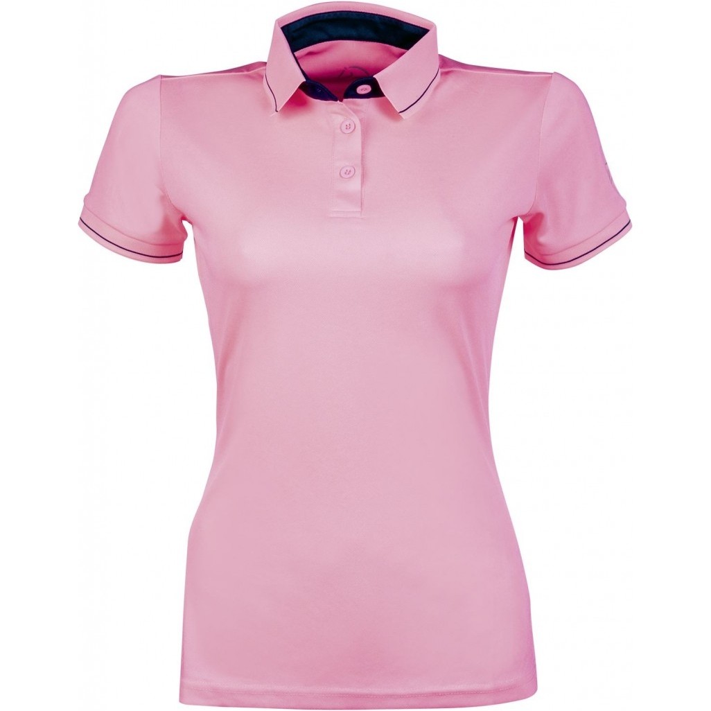 Damen Poloshirt CLASSICO neon koralle