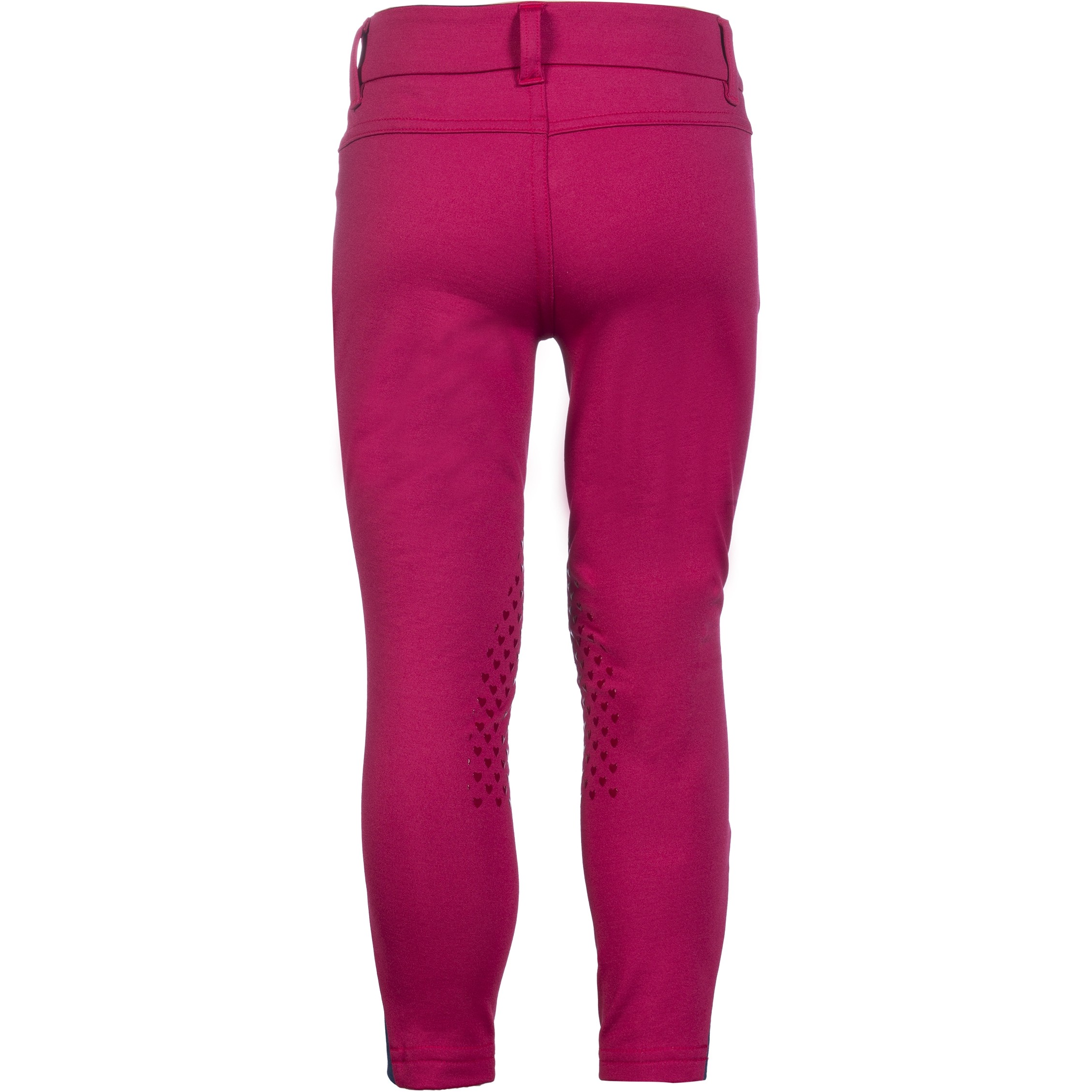 Kinder Reithose Silikon Kniebesatz COMFY cranberry