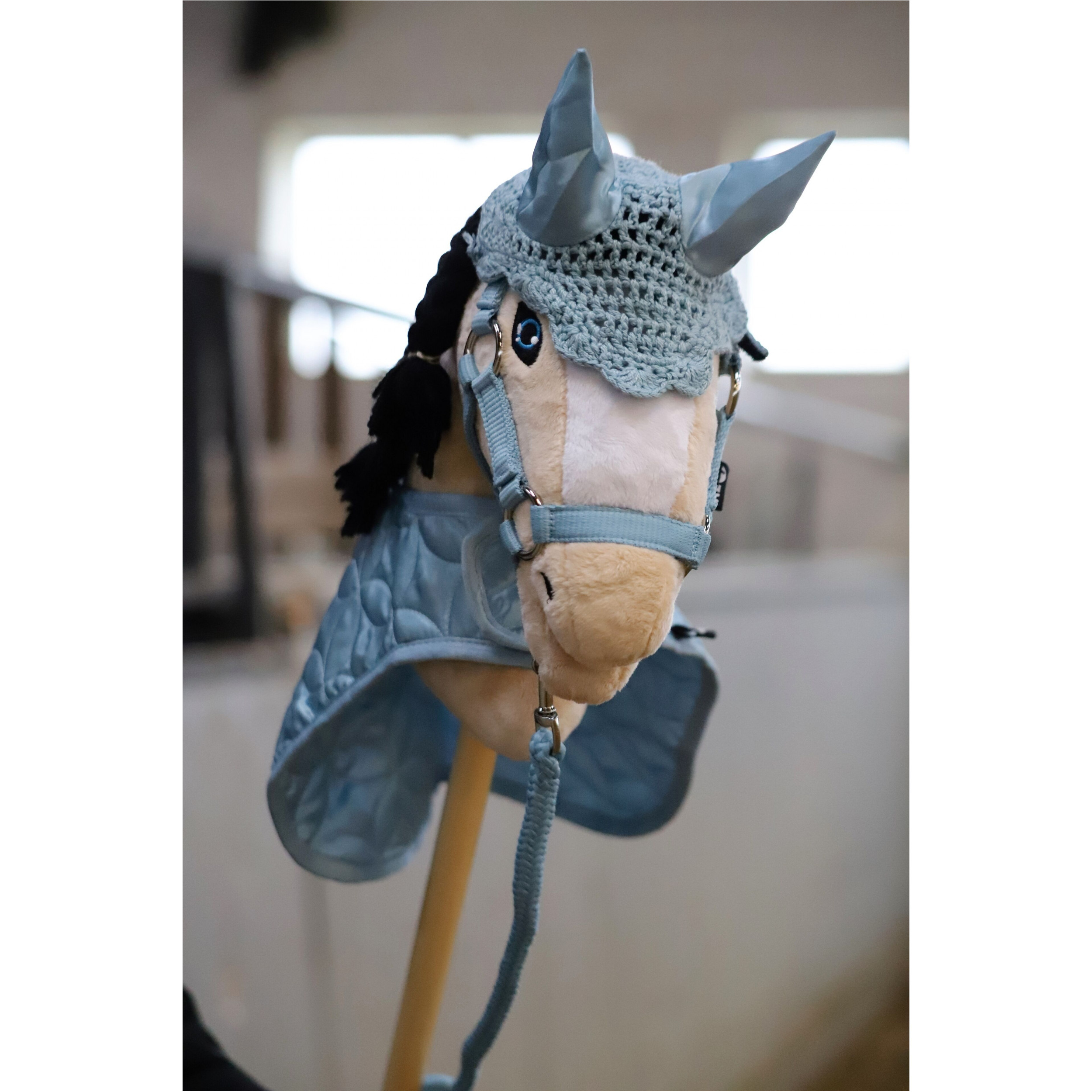 Fliegenhaube HOBBY HORSING hellblau