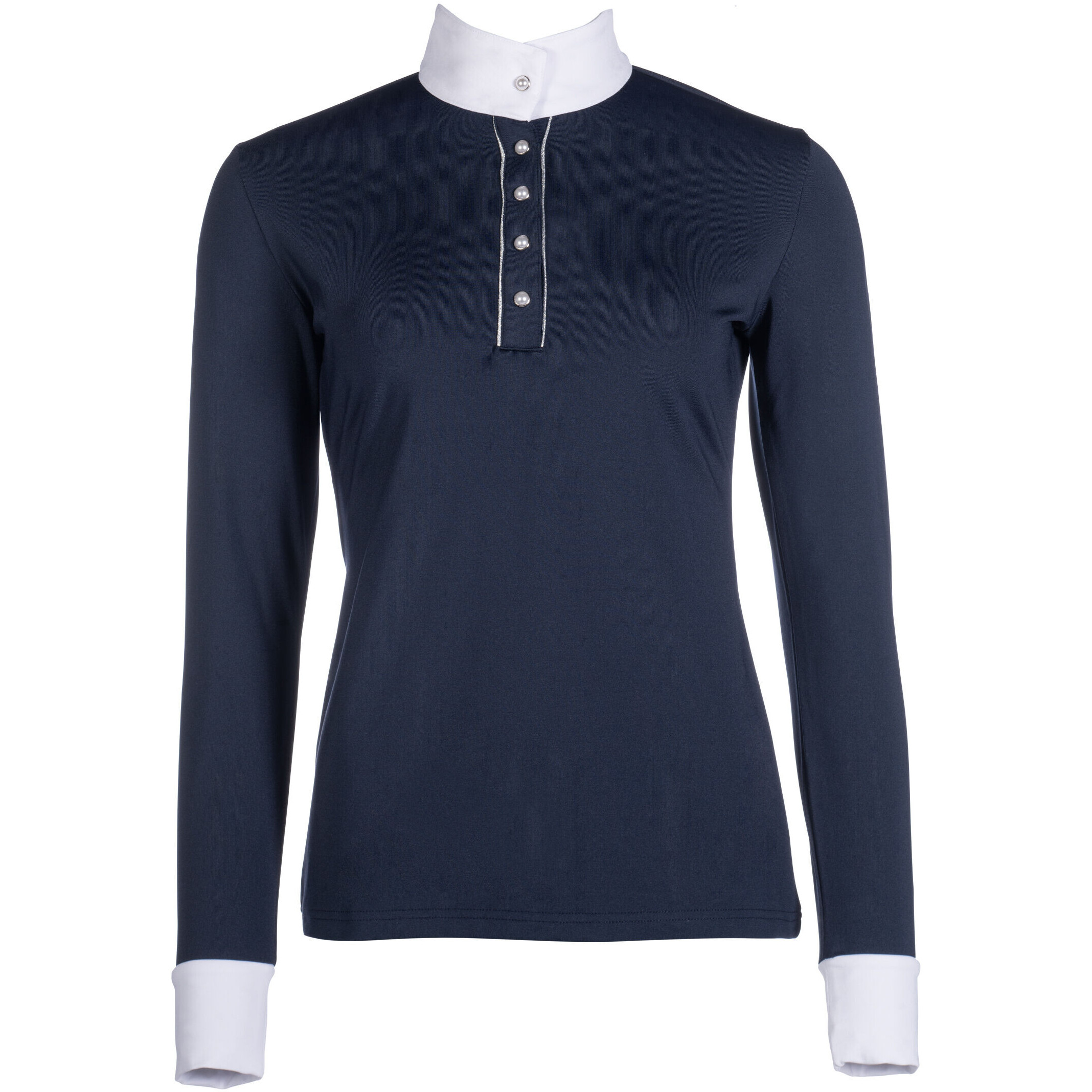 Damen Turniershirt Langarm EMILIA dunkelblau