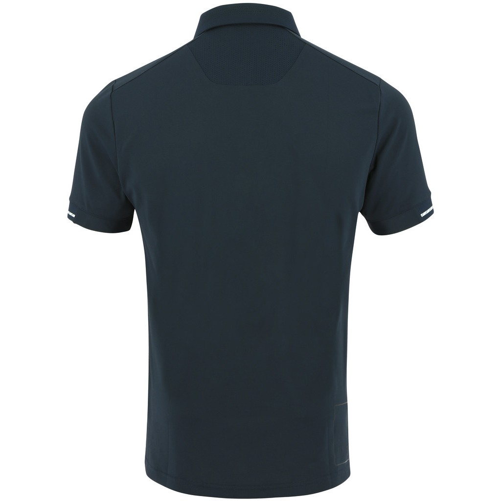 Herren Poloshirt ERIC mit Mesheinsätzen marineblau