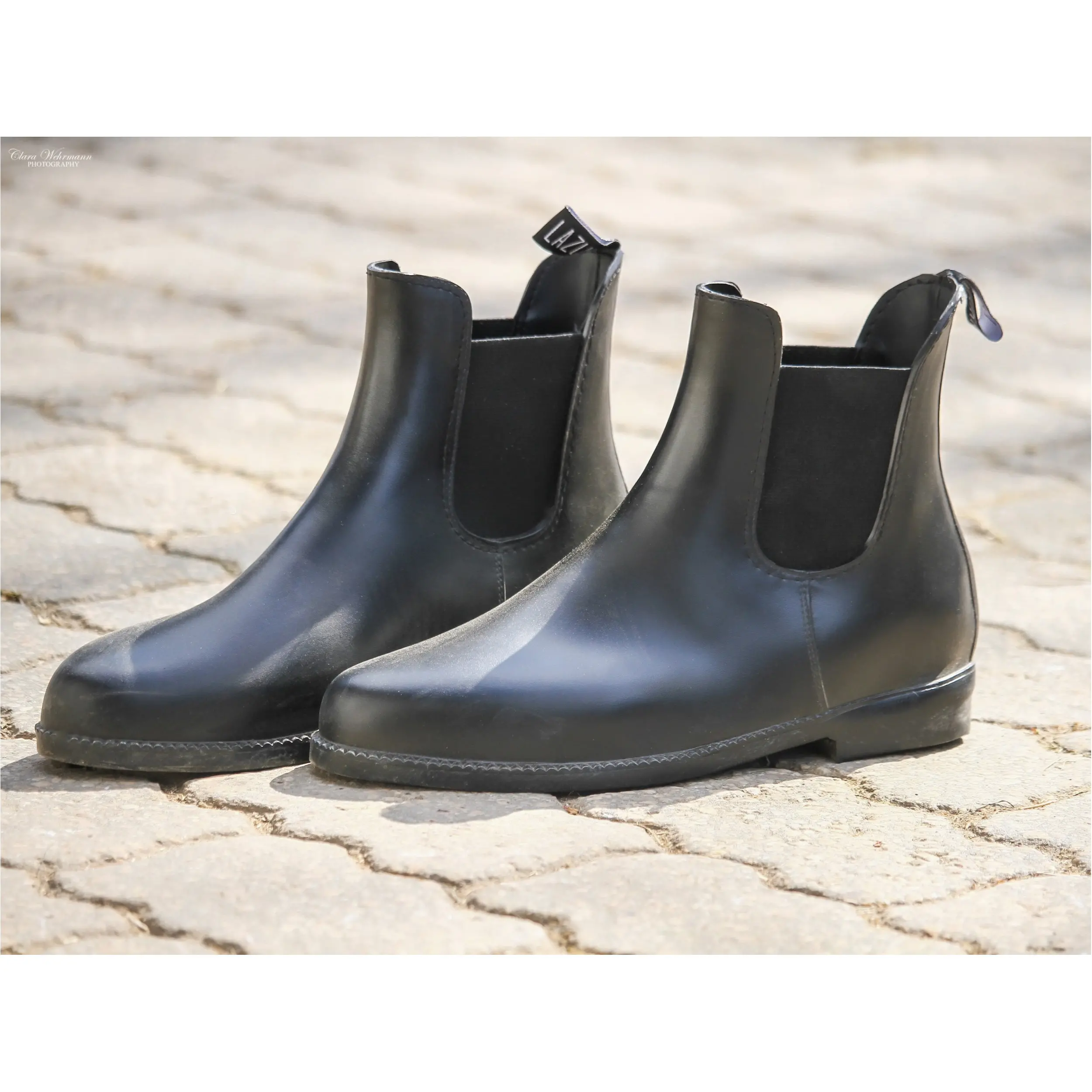 Jodhpur Reitstiefeletten BASIC Kunstleder schwarz