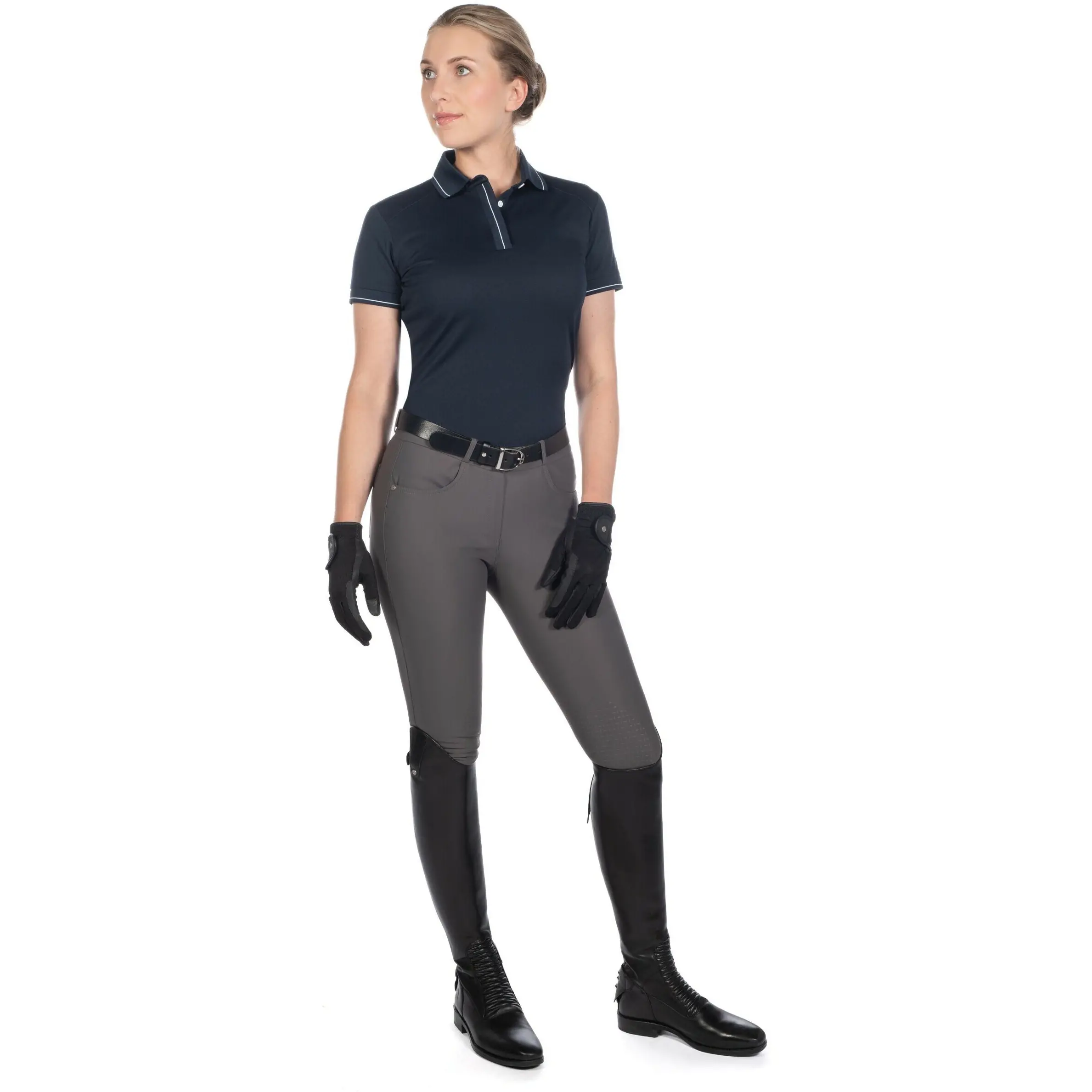 Damen Poloshirt CATHERINE dunkelblau