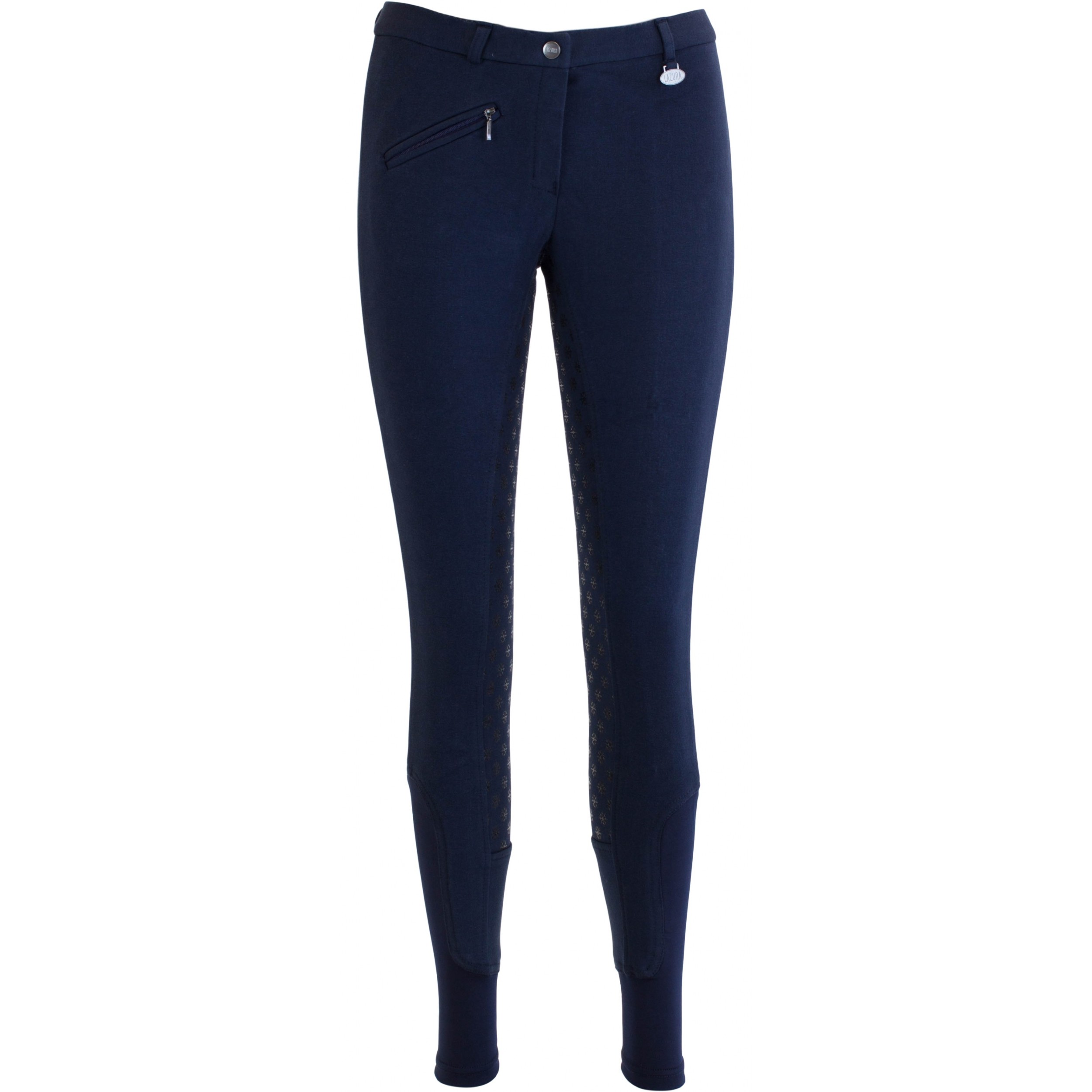 Winter Damen Reithose Silikon Vollbesatz COMFORT nachtblau