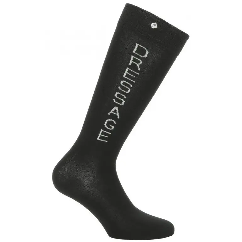 Reitsocken DRESSAGE schwarz/weiß