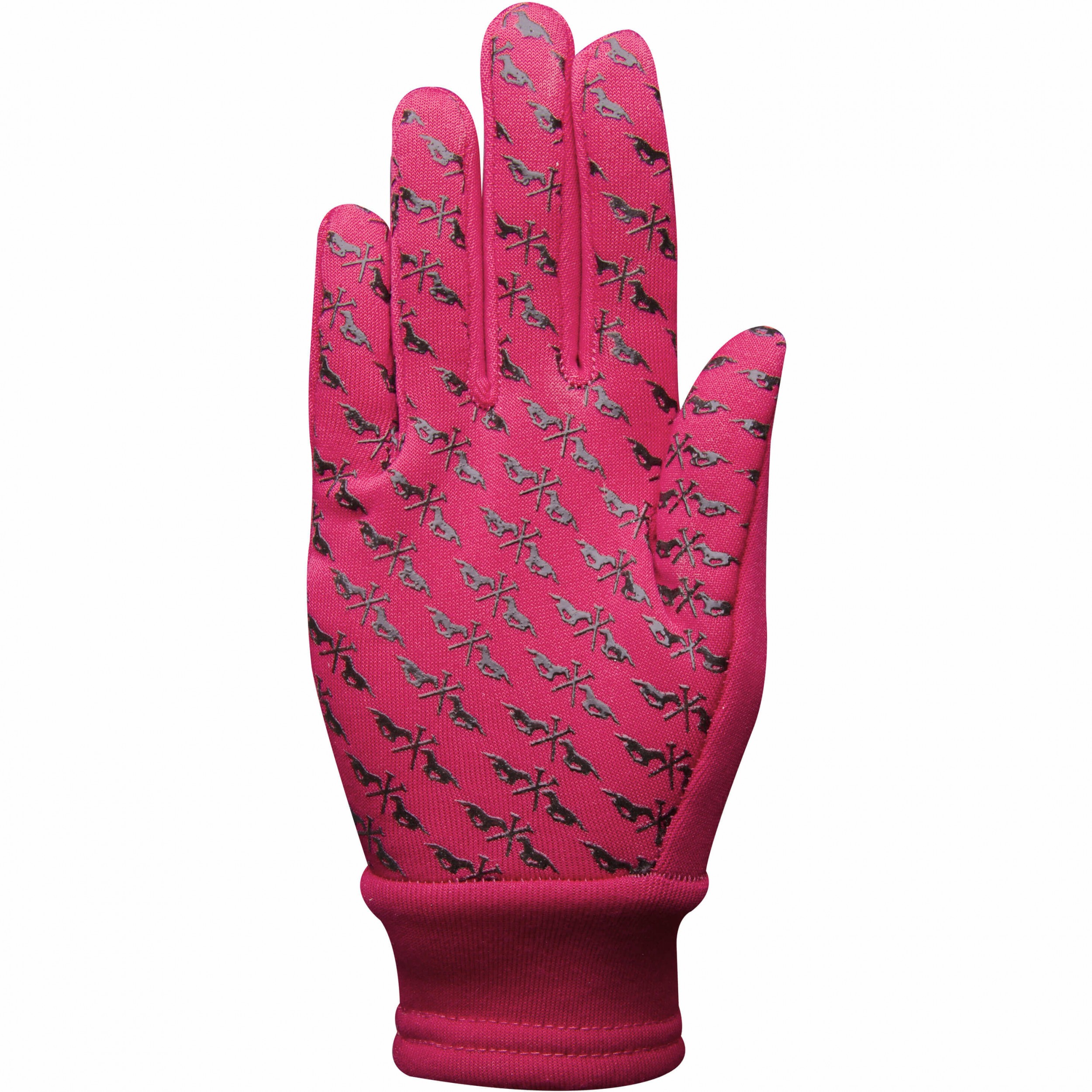 Winter Damen Reithandschuhe fuchsia