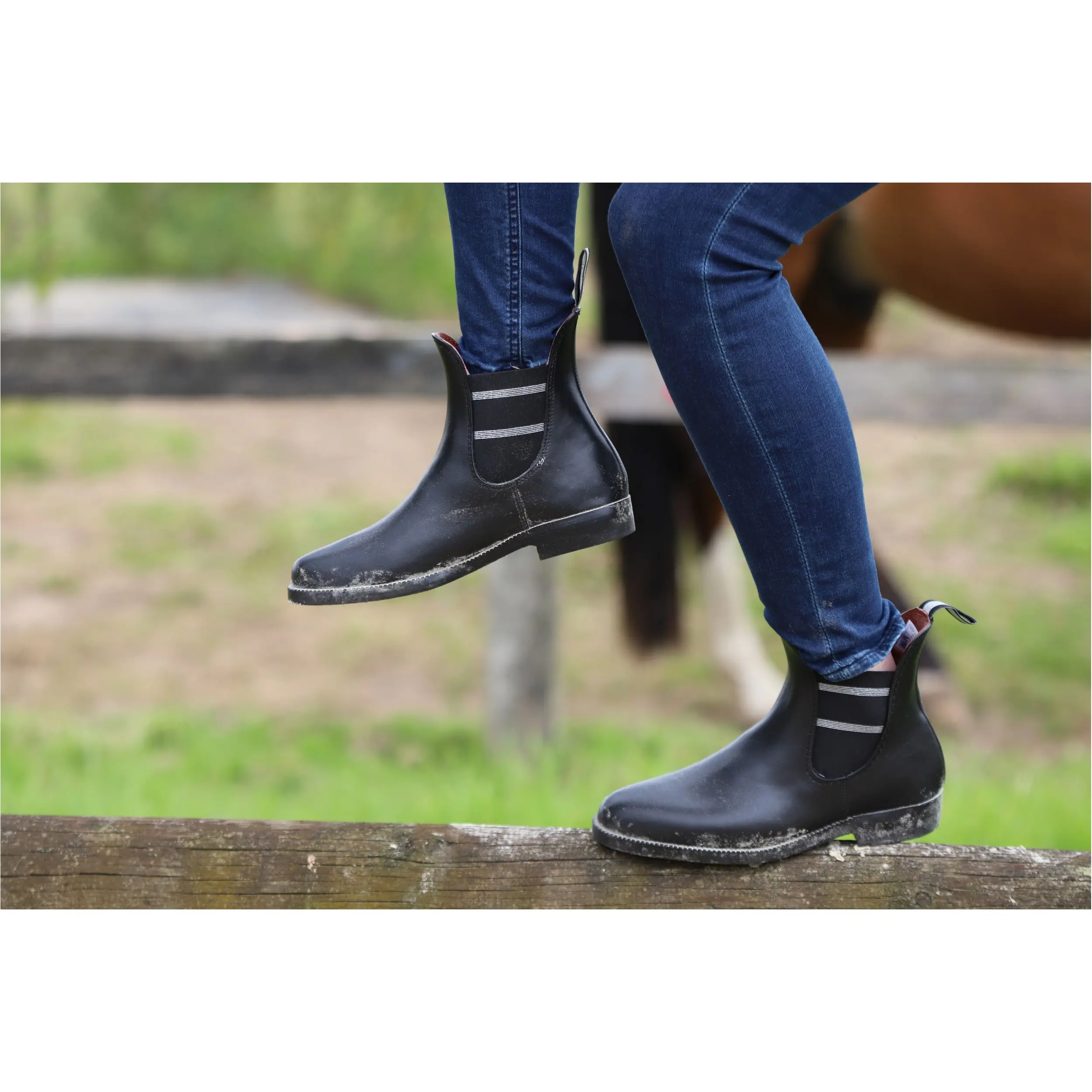 Jodhpurgummistiefel STYLE LUREX schwarz