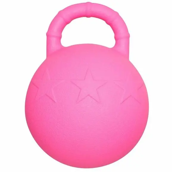 Fun Ball mit Griff IRH hot pink 25cm