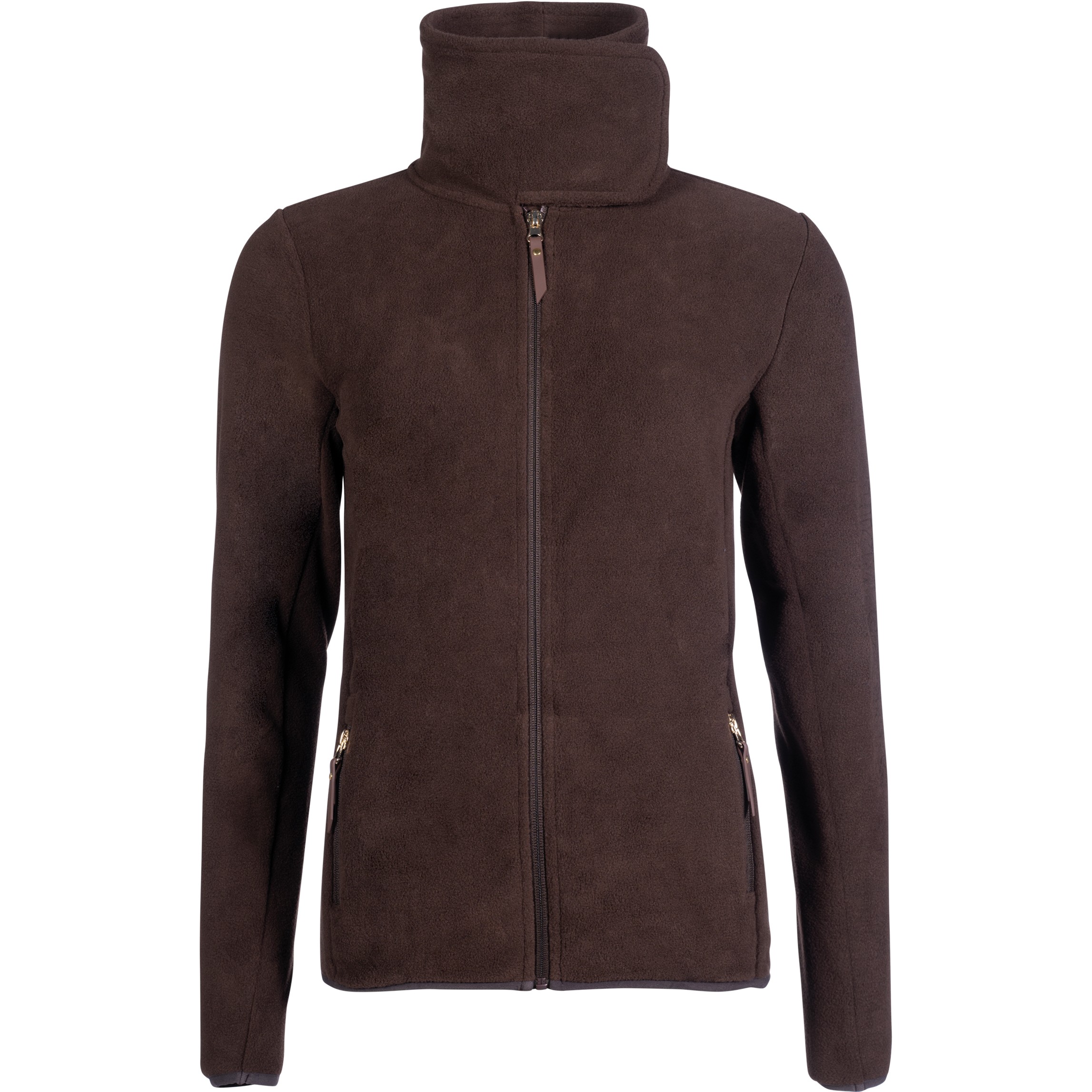 Damen Fleecejacke BASIL dunkelbraun