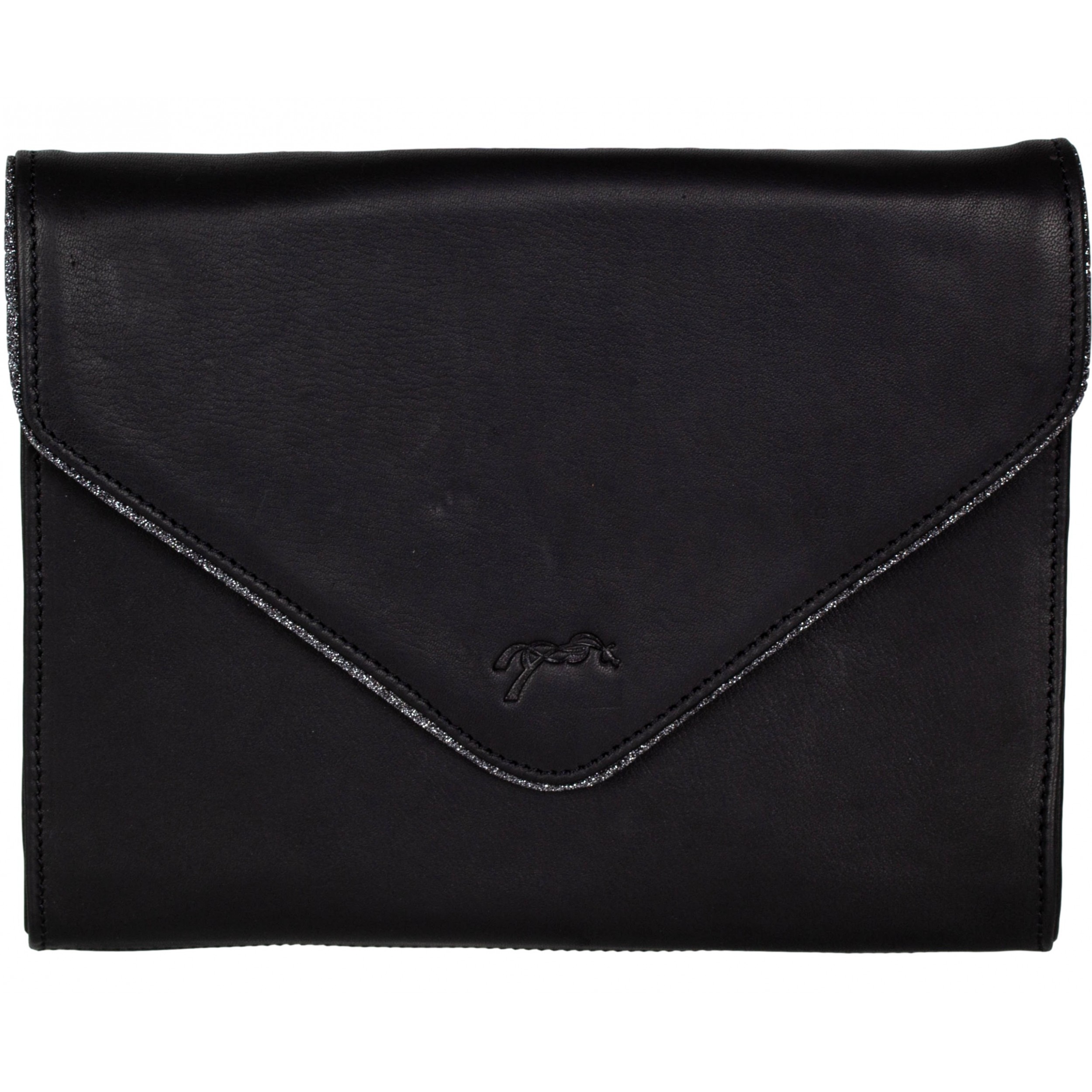 Umschlagtasche LAURE schwarz 25x21cm