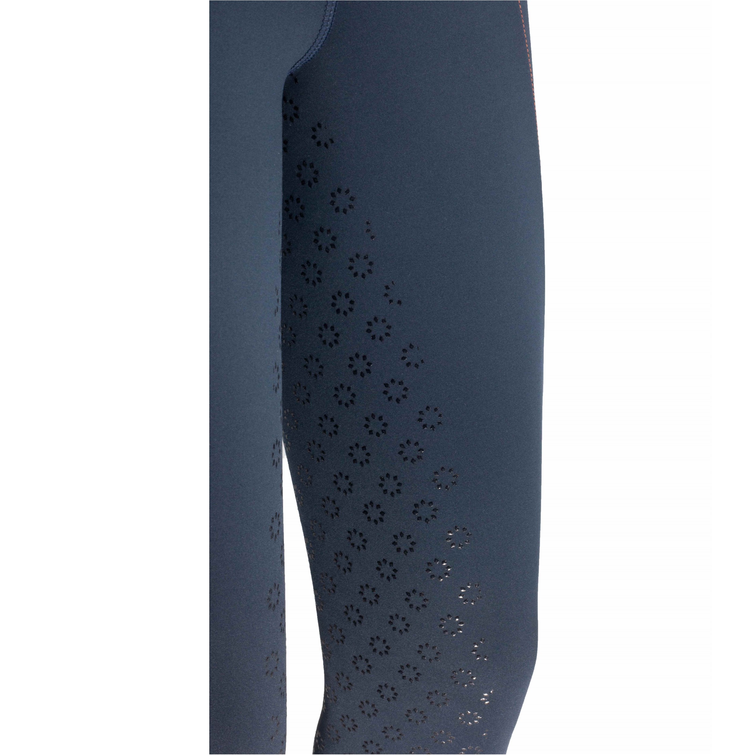 Winter Damen Reitleggings Silikon Vollbesatz LISA marine