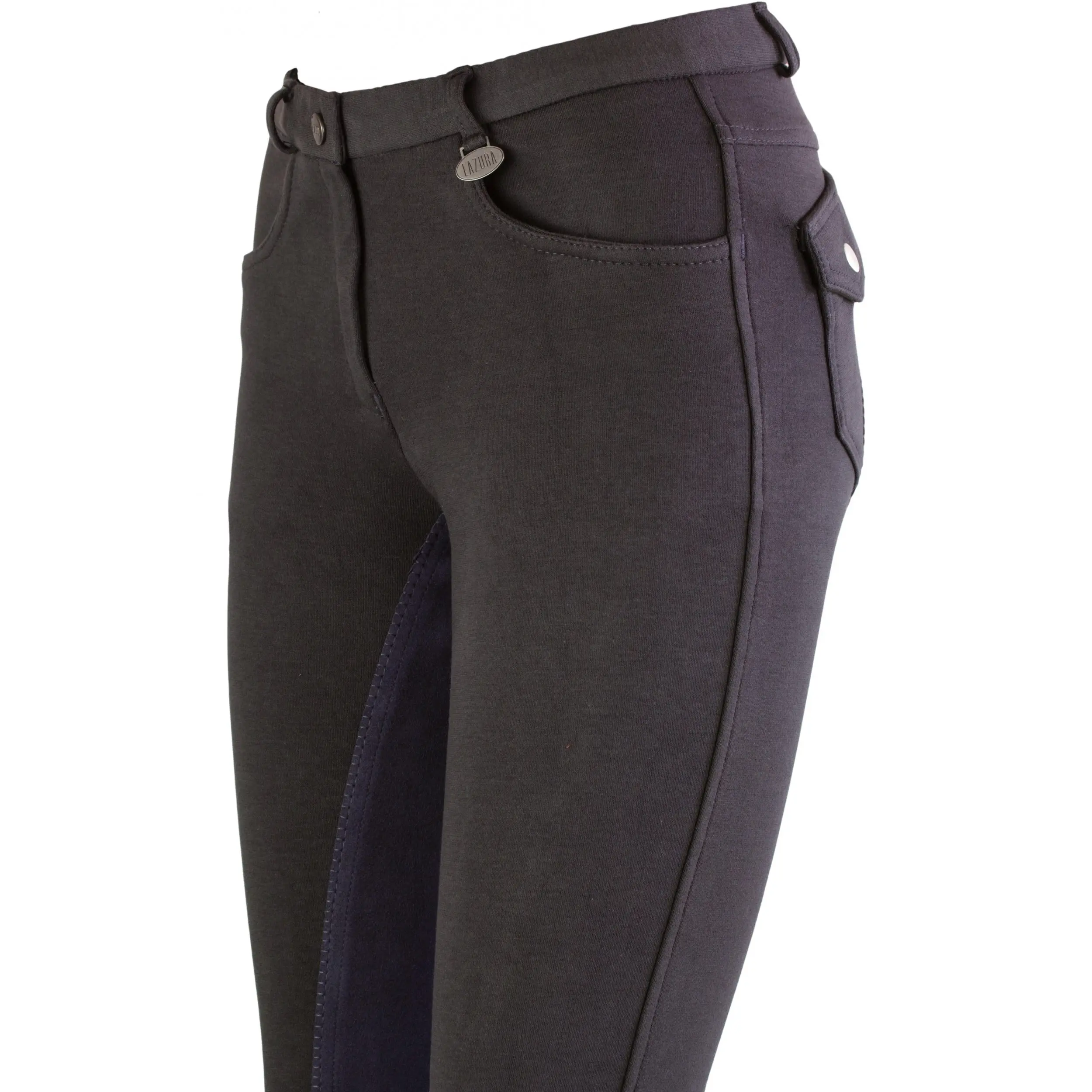 Damen Jodhpur Reithose Vollbesatz COMFORT asphalt