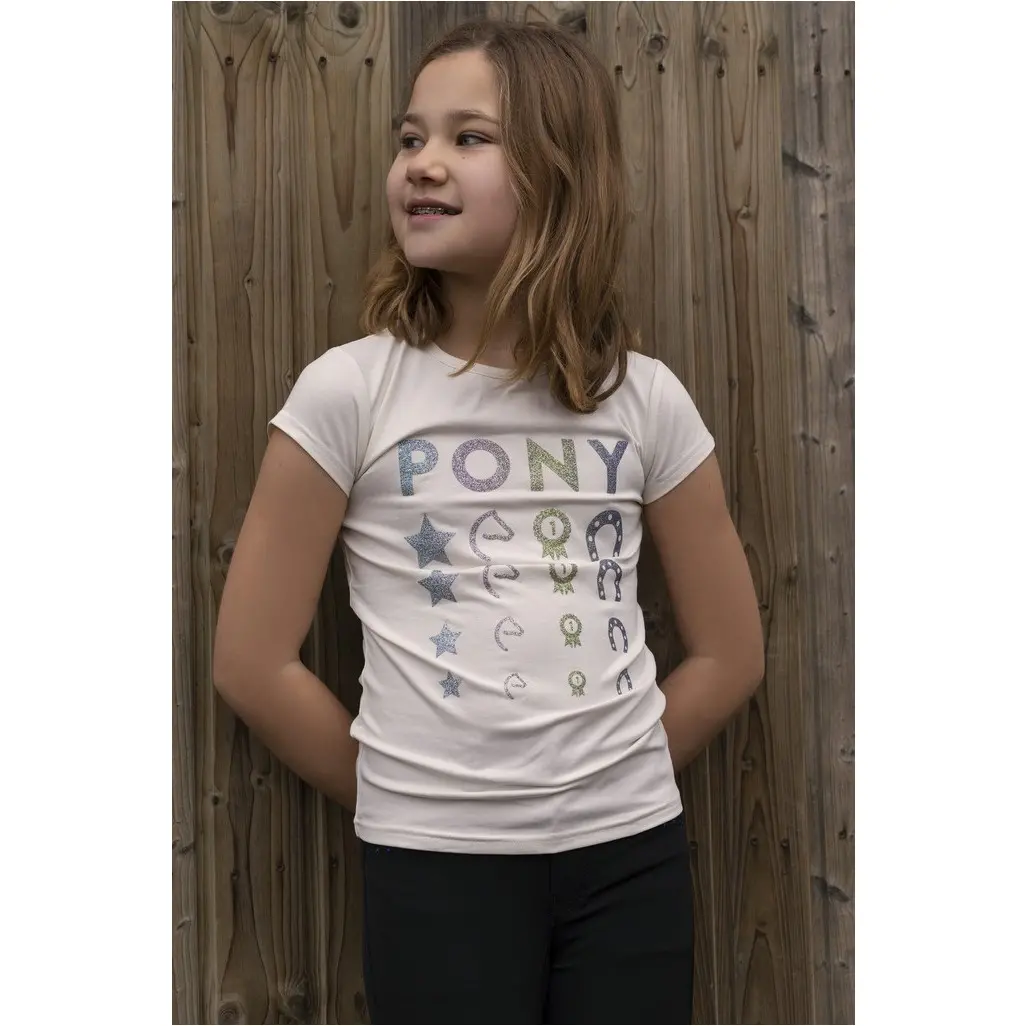 Kinder T-Shirt LISE ecru