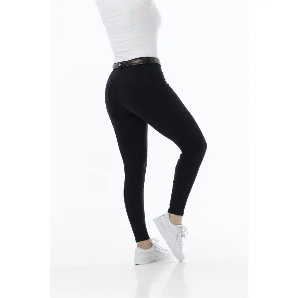 Damen Reithose Kniebesatz MEMPHIS schwarz