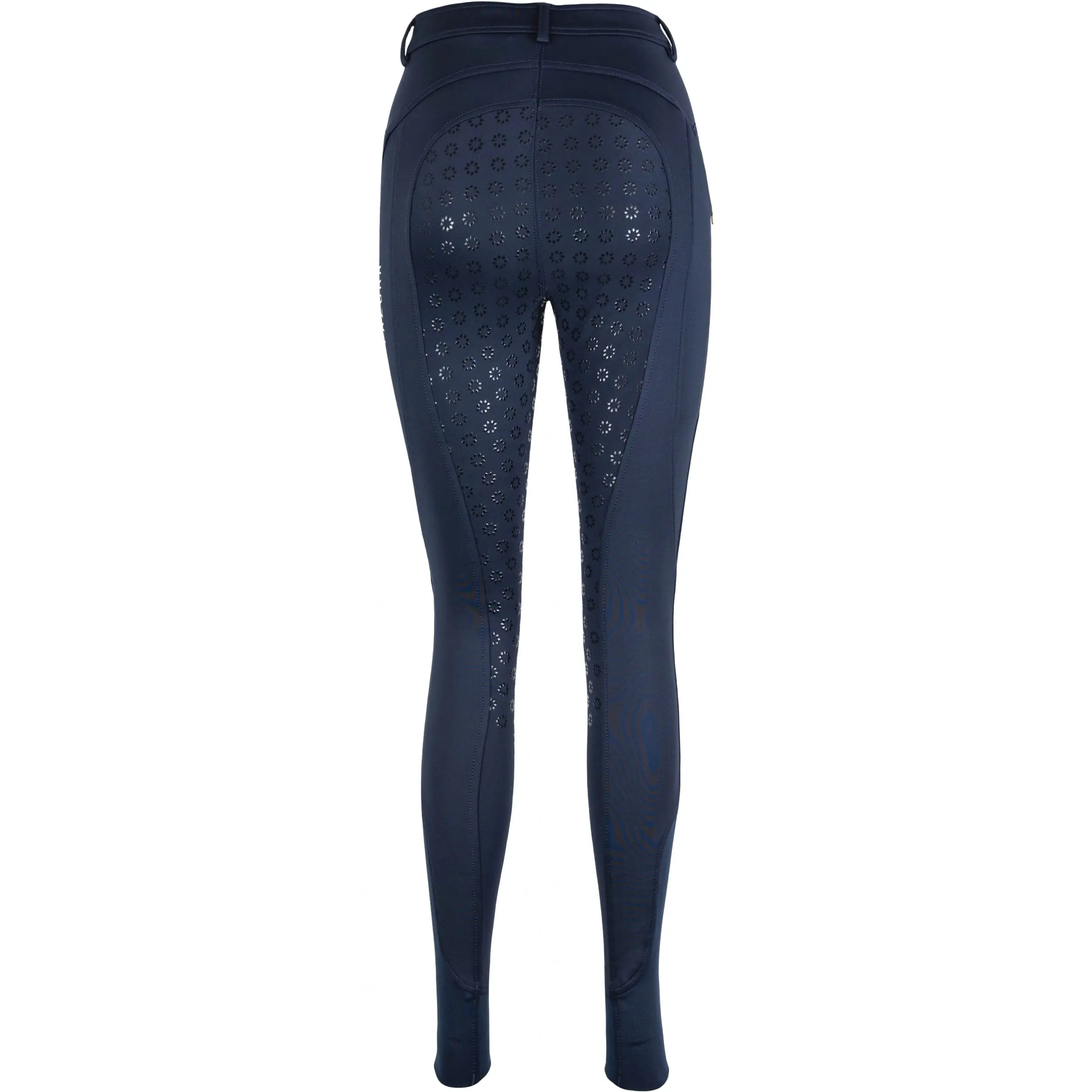 Winter Damen Reithose Silikon Vollbesatz GRETA dark navy