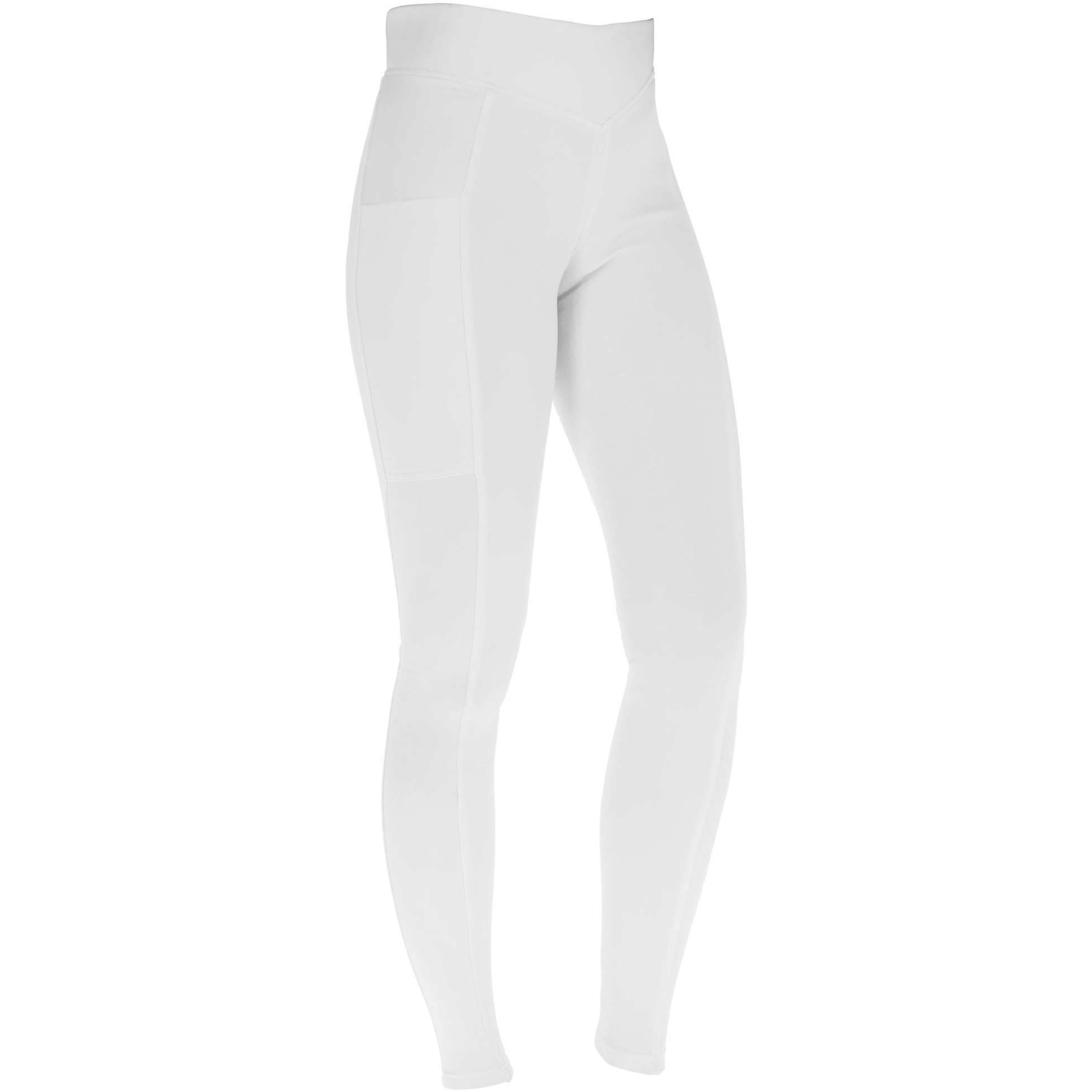 Damen Reitleggings Silikon Vollbesatz CLASSIC STAR weiß